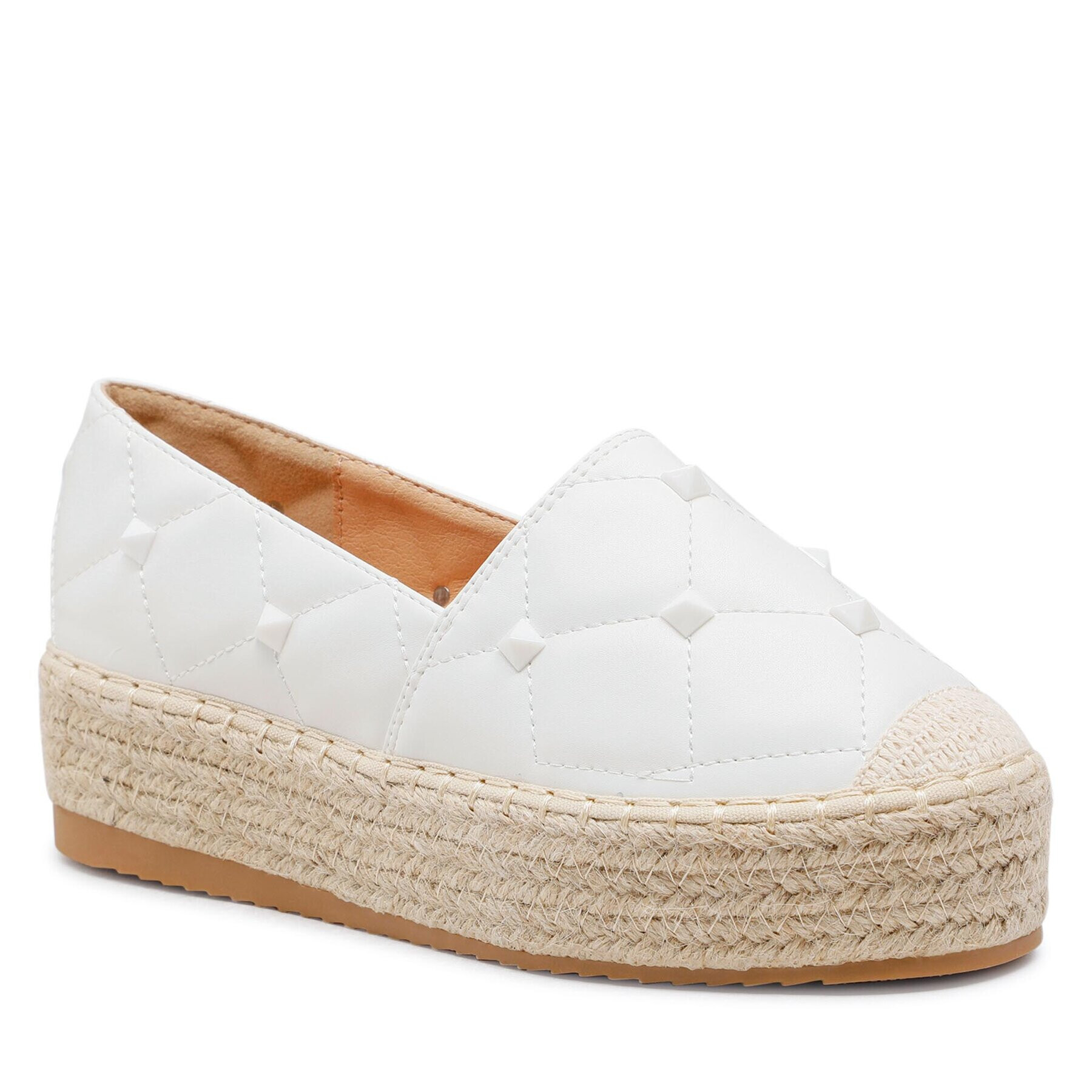 DeeZee Espadrile WS020610-01 Bela - Pepit.si