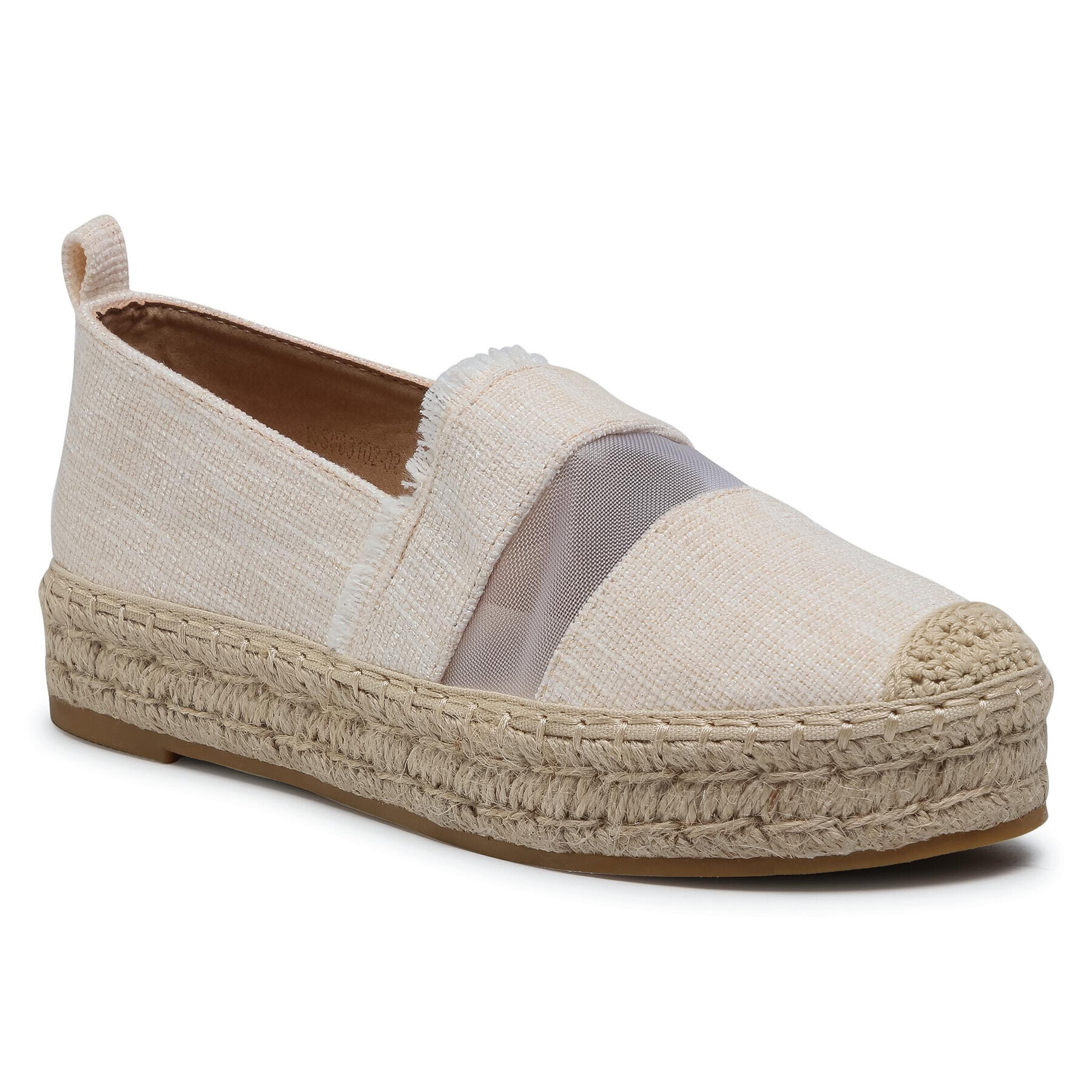 DeeZee Espadrile WS083102-02 Bež - Pepit.si