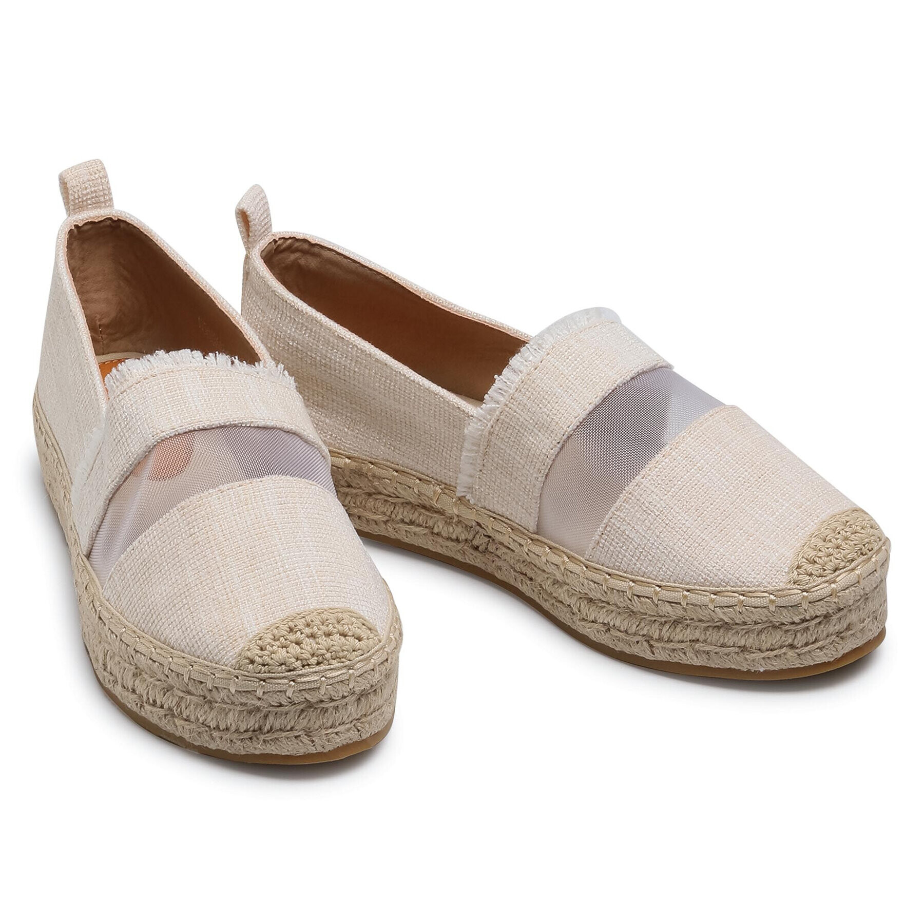 DeeZee Espadrile WS083102-02 Bež - Pepit.si