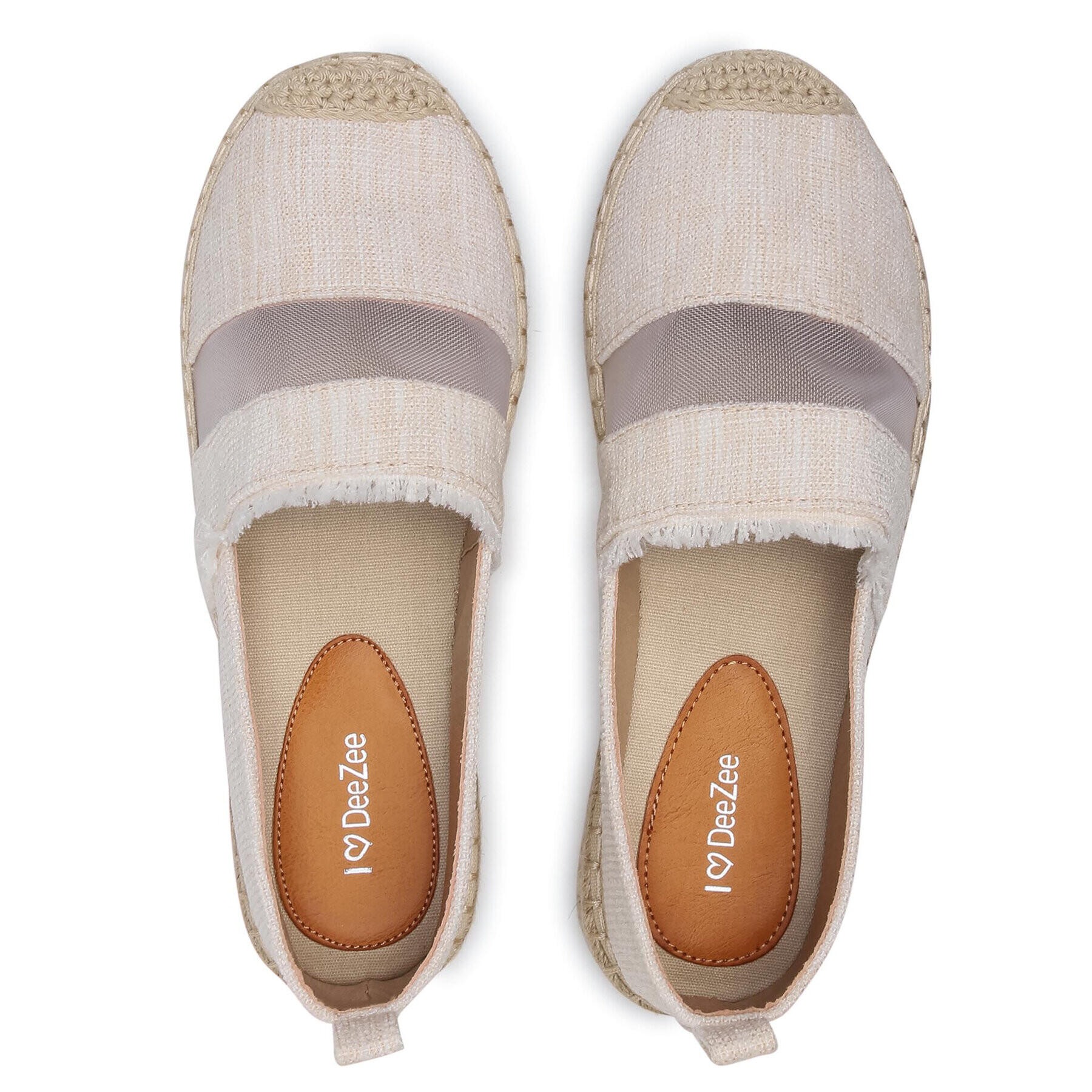 DeeZee Espadrile WS083102-02 Bež - Pepit.si