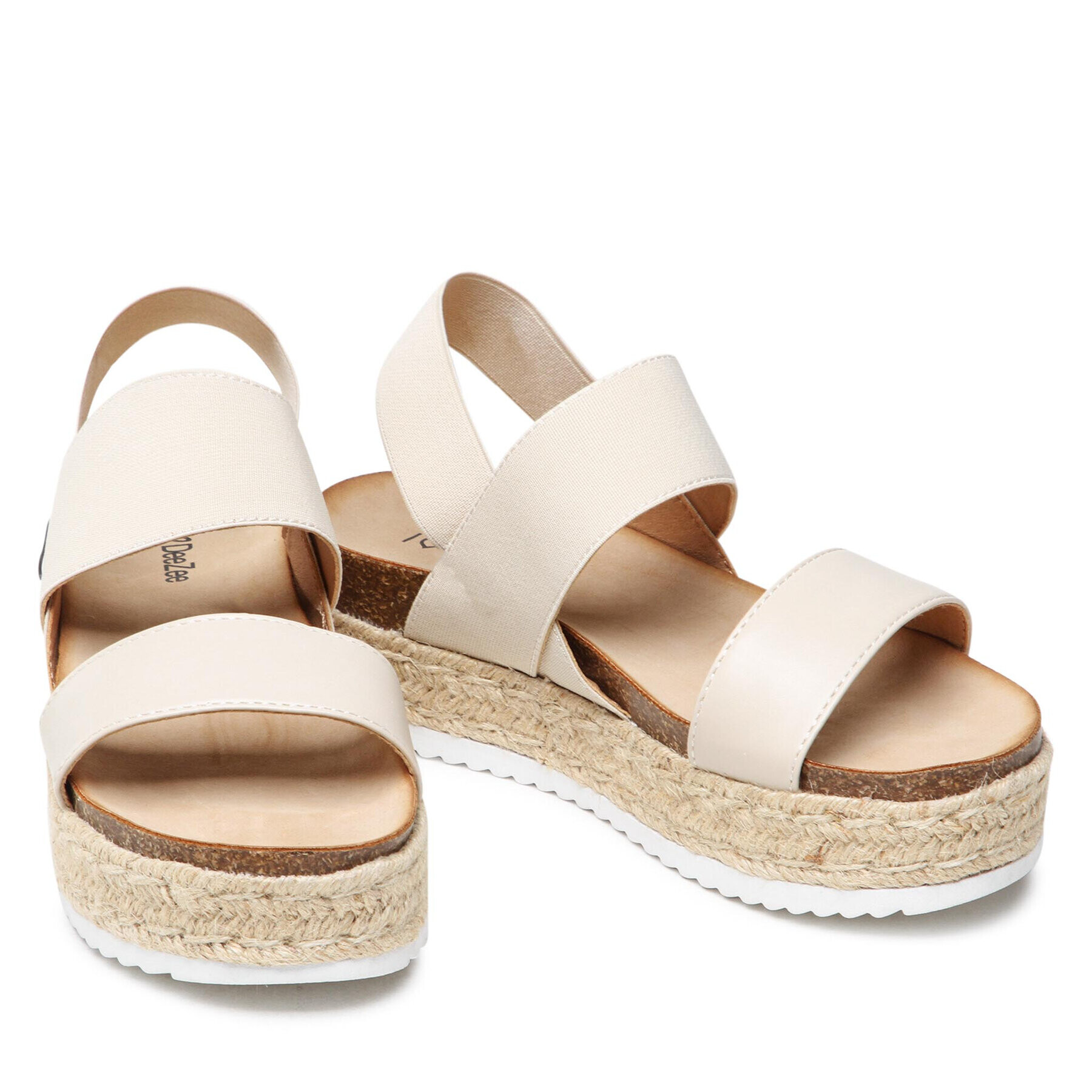 DeeZee Espadrile WS17059-09 Bež - Pepit.si