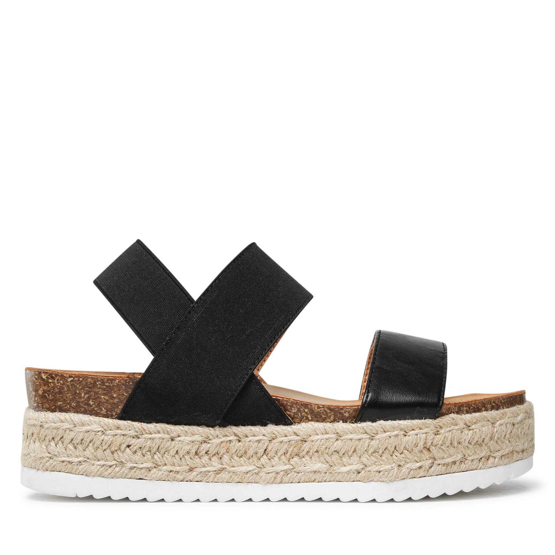 DeeZee Espadrile WS17059-09 Črna - Pepit.si