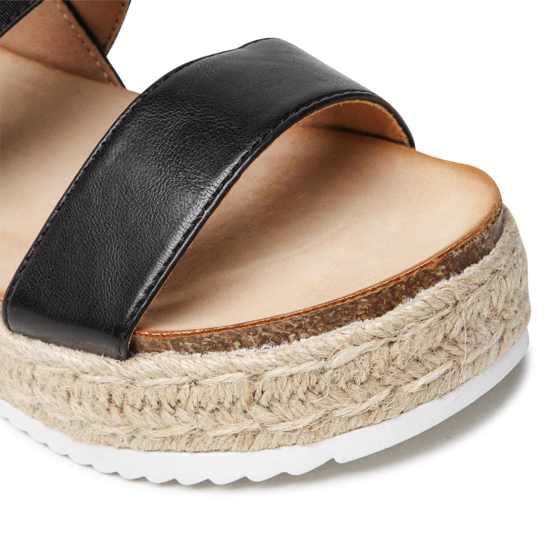 DeeZee Espadrile WS17059-09 Črna - Pepit.si