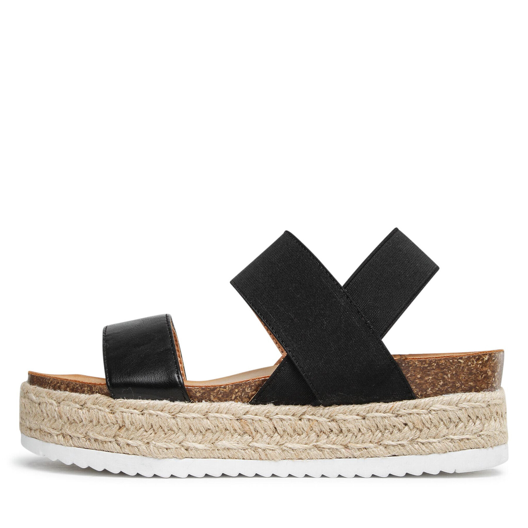 DeeZee Espadrile WS17059-09 Črna - Pepit.si