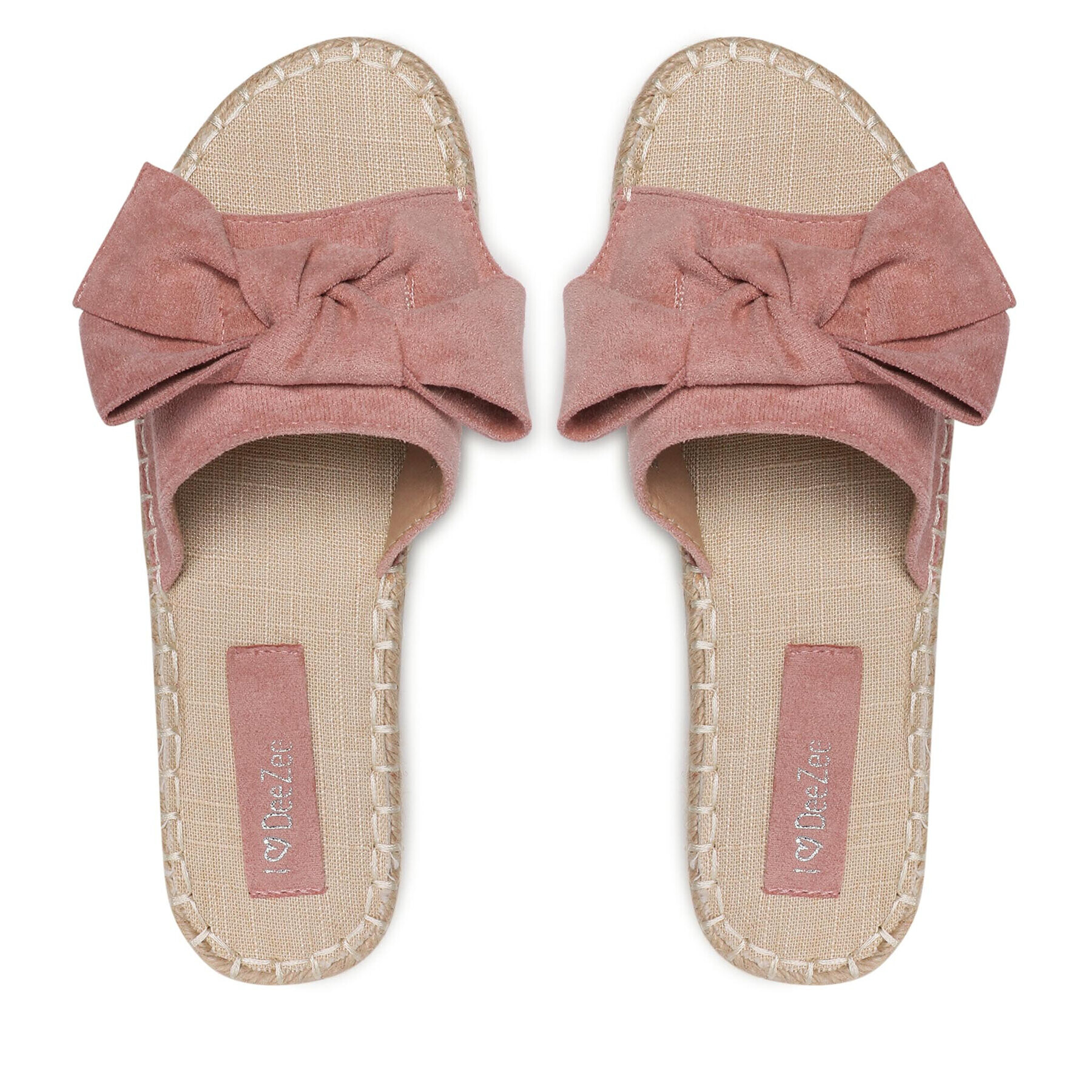 DeeZee Espadrile WS19355-01 Roza - Pepit.si