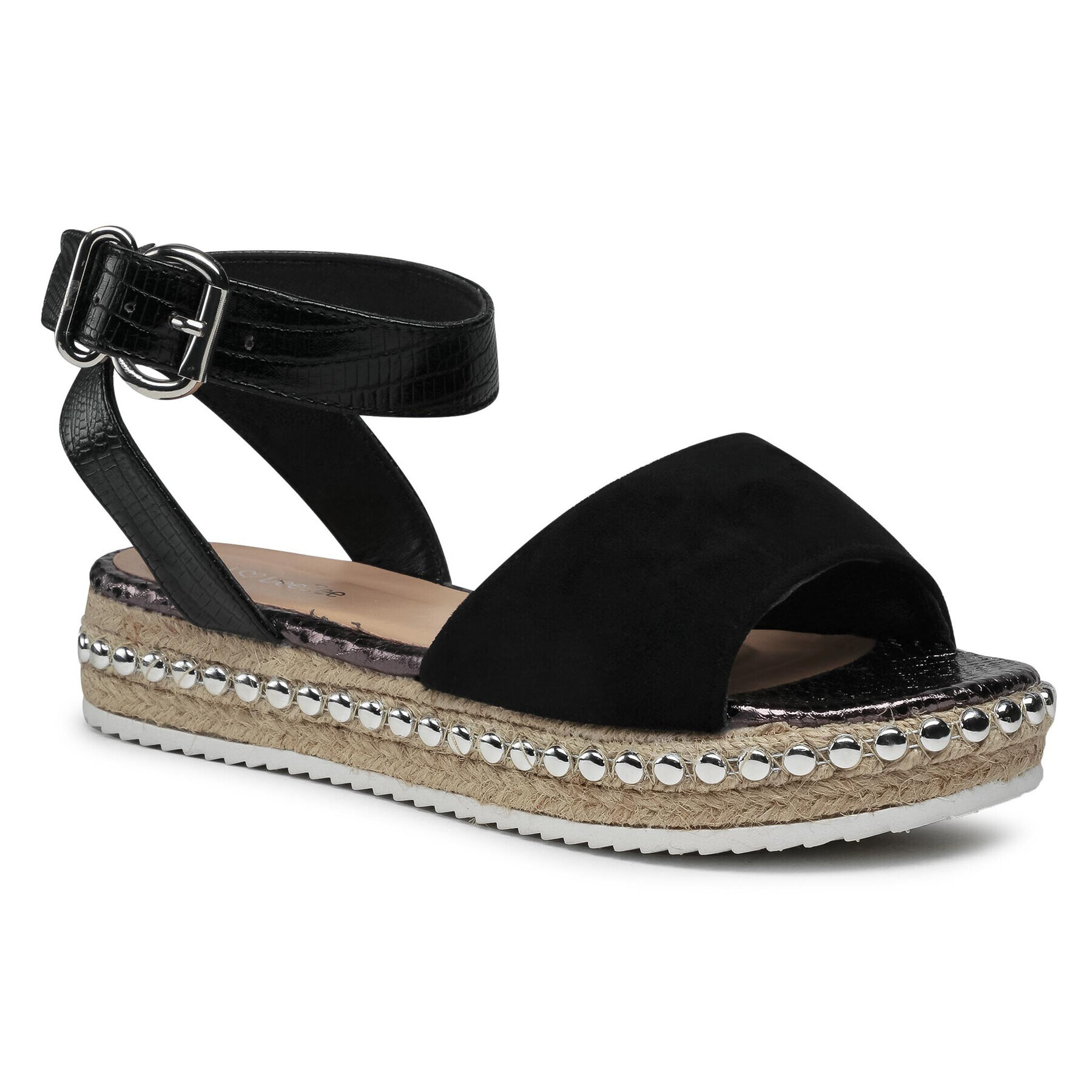 DeeZee Espadrile WS210402-01 Črna - Pepit.si