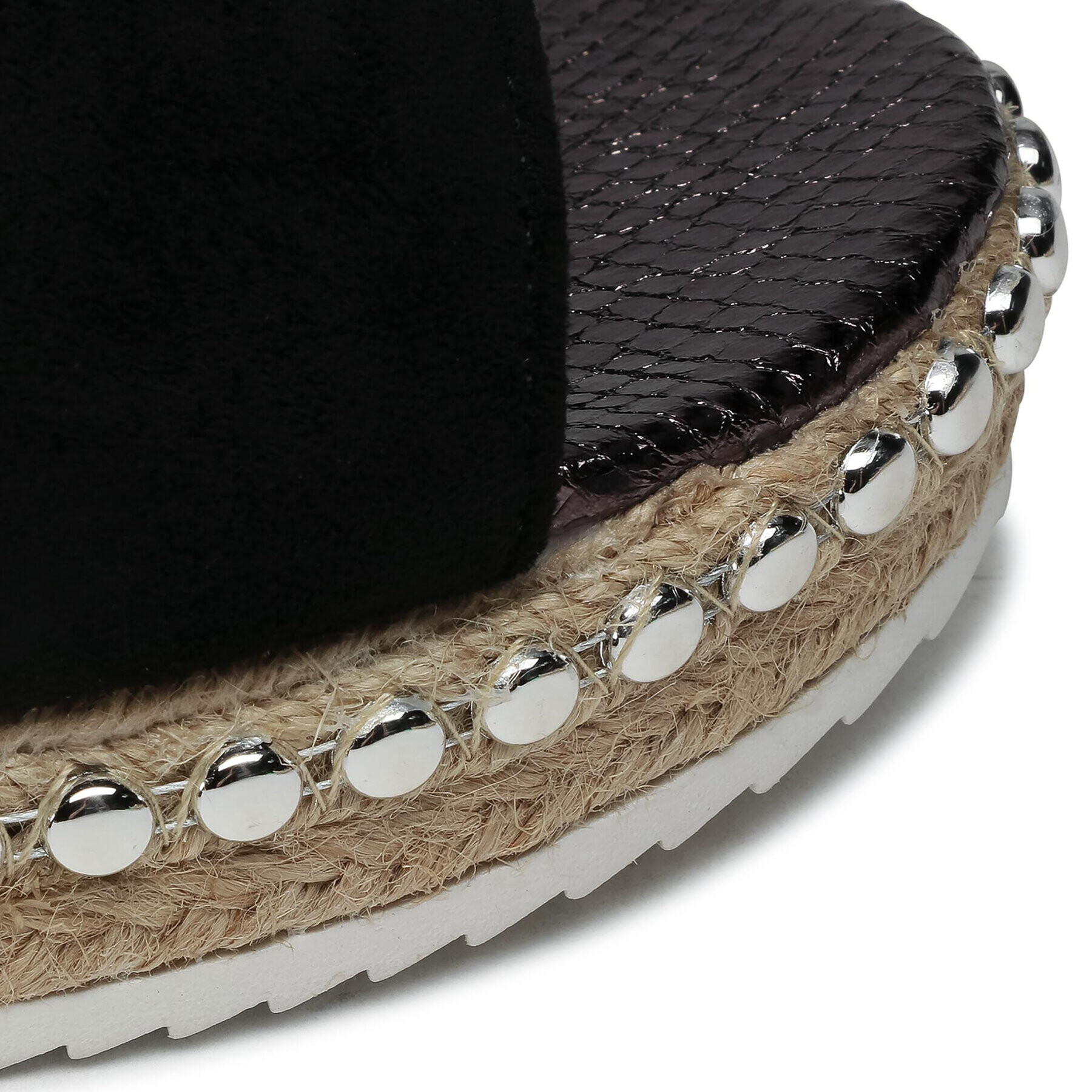 DeeZee Espadrile WS210402-01 Črna - Pepit.si