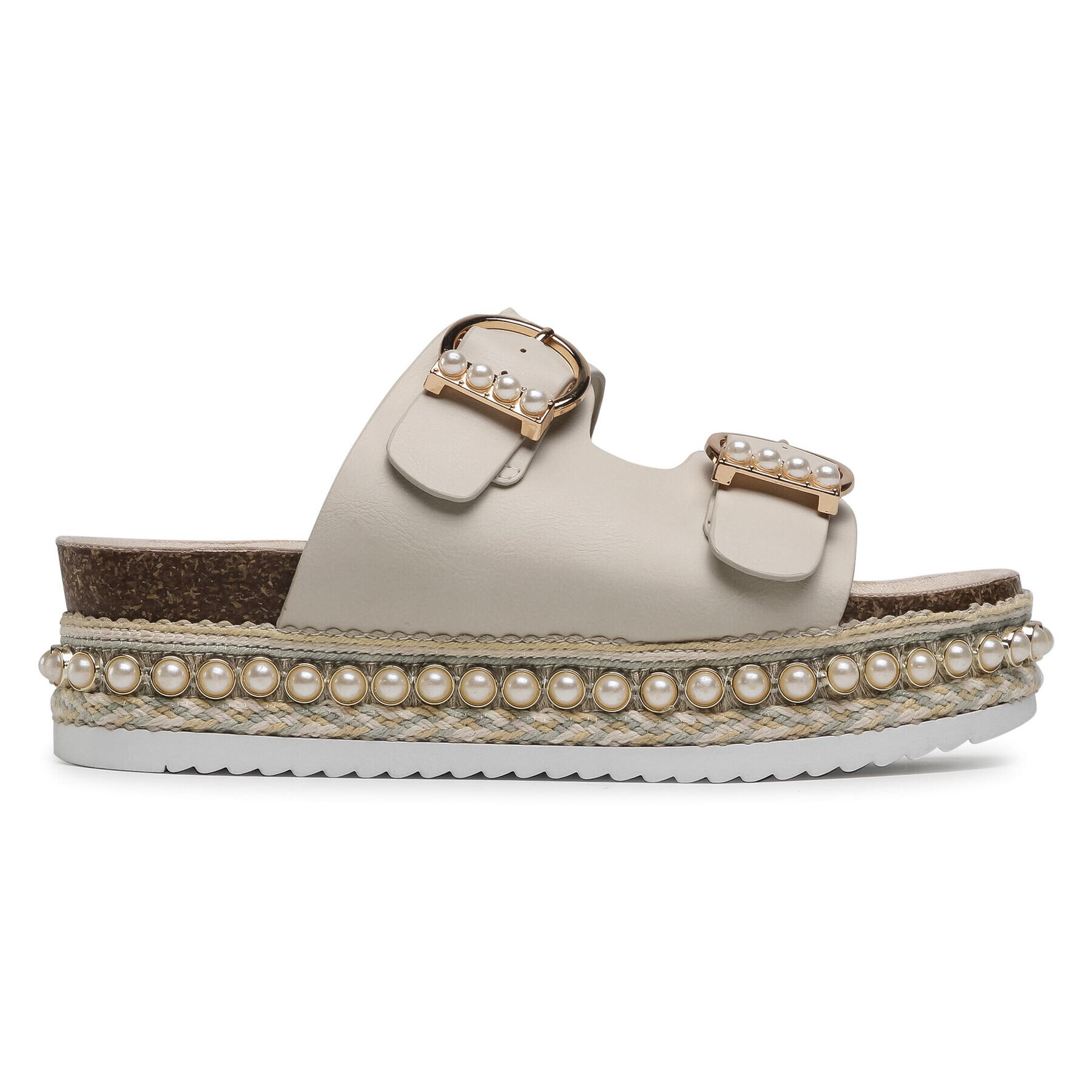 DeeZee Espadrile WS210407-01 Bež - Pepit.si