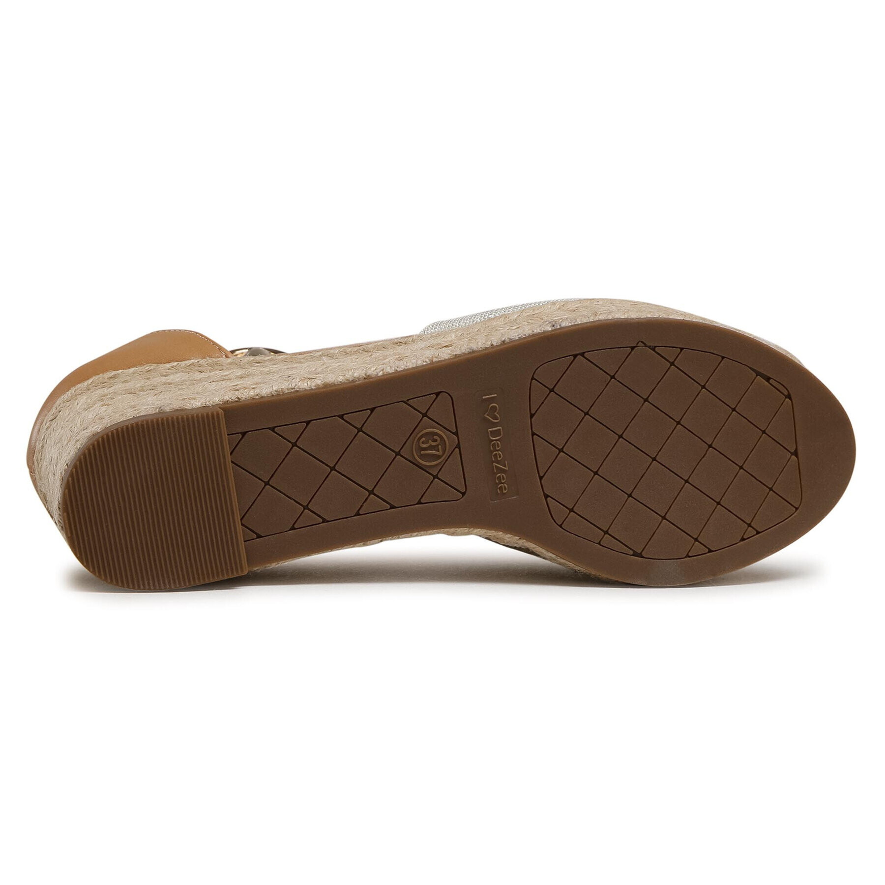 DeeZee Espadrile WS270902-03 Bež - Pepit.si