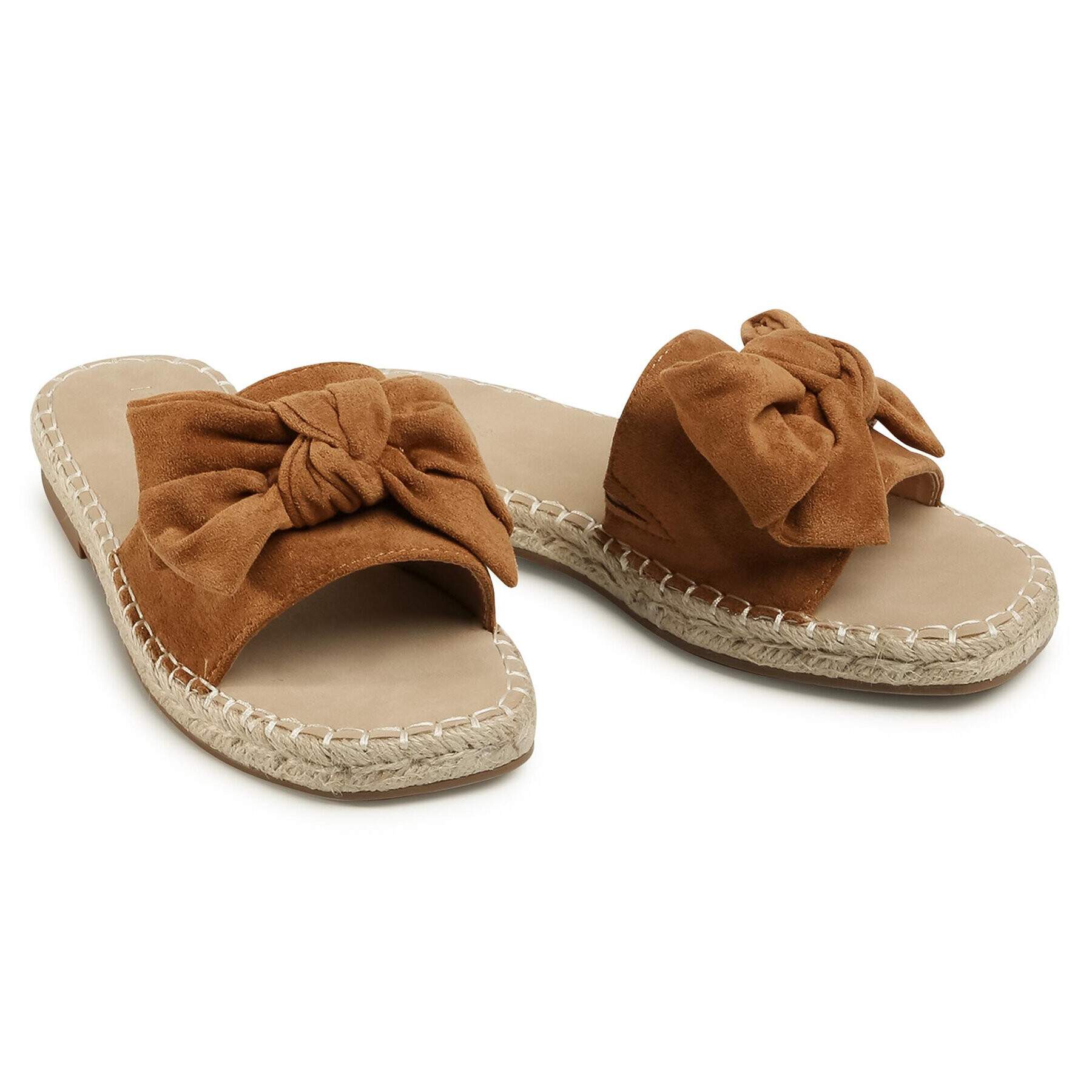 DeeZee Espadrile WS5278-16 Rjava - Pepit.si