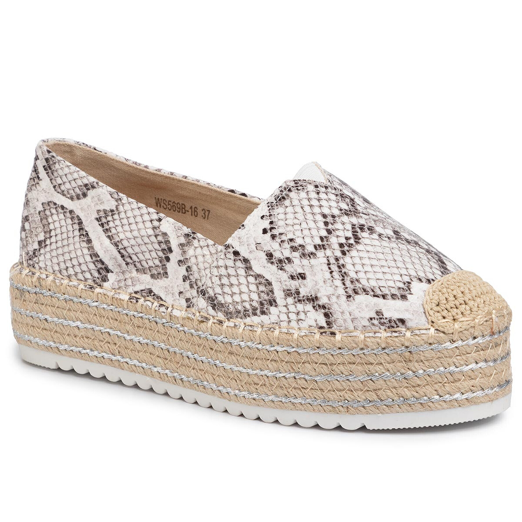 DeeZee Espadrile WS569B-16 Bež - Pepit.si