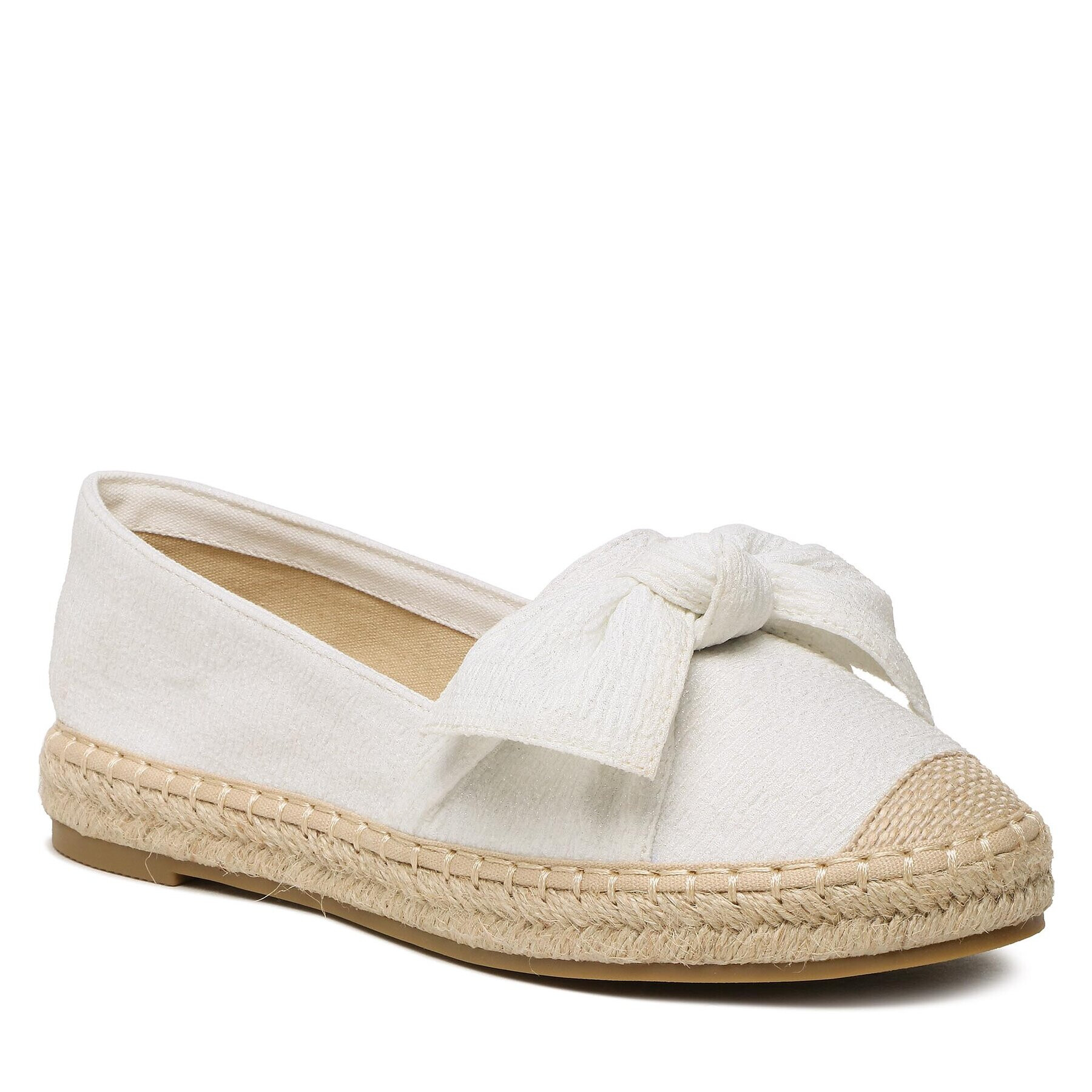 DeeZee Espadrile WS714-102 Bela - Pepit.si