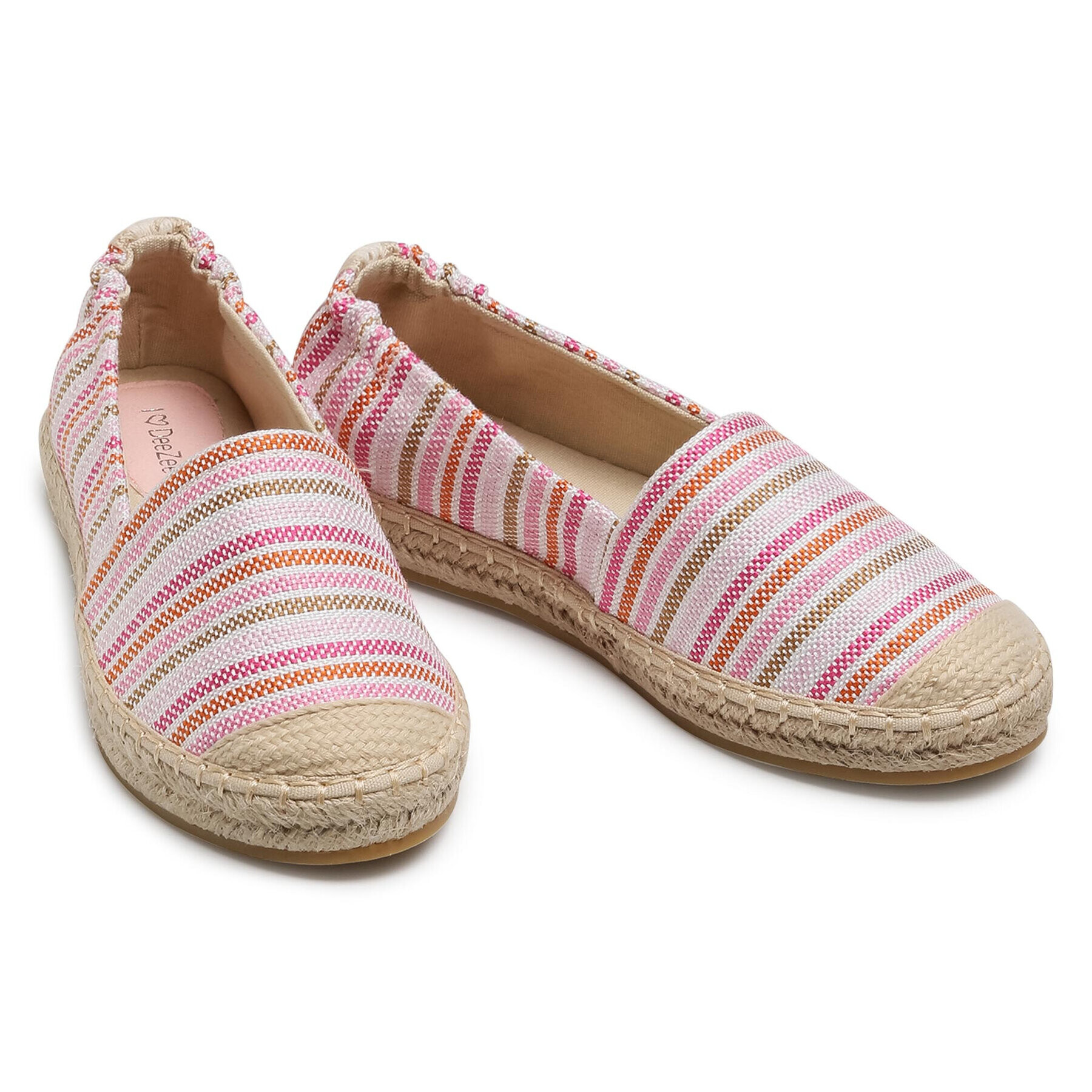 DeeZee Espadrile WSESP07 Roza - Pepit.si