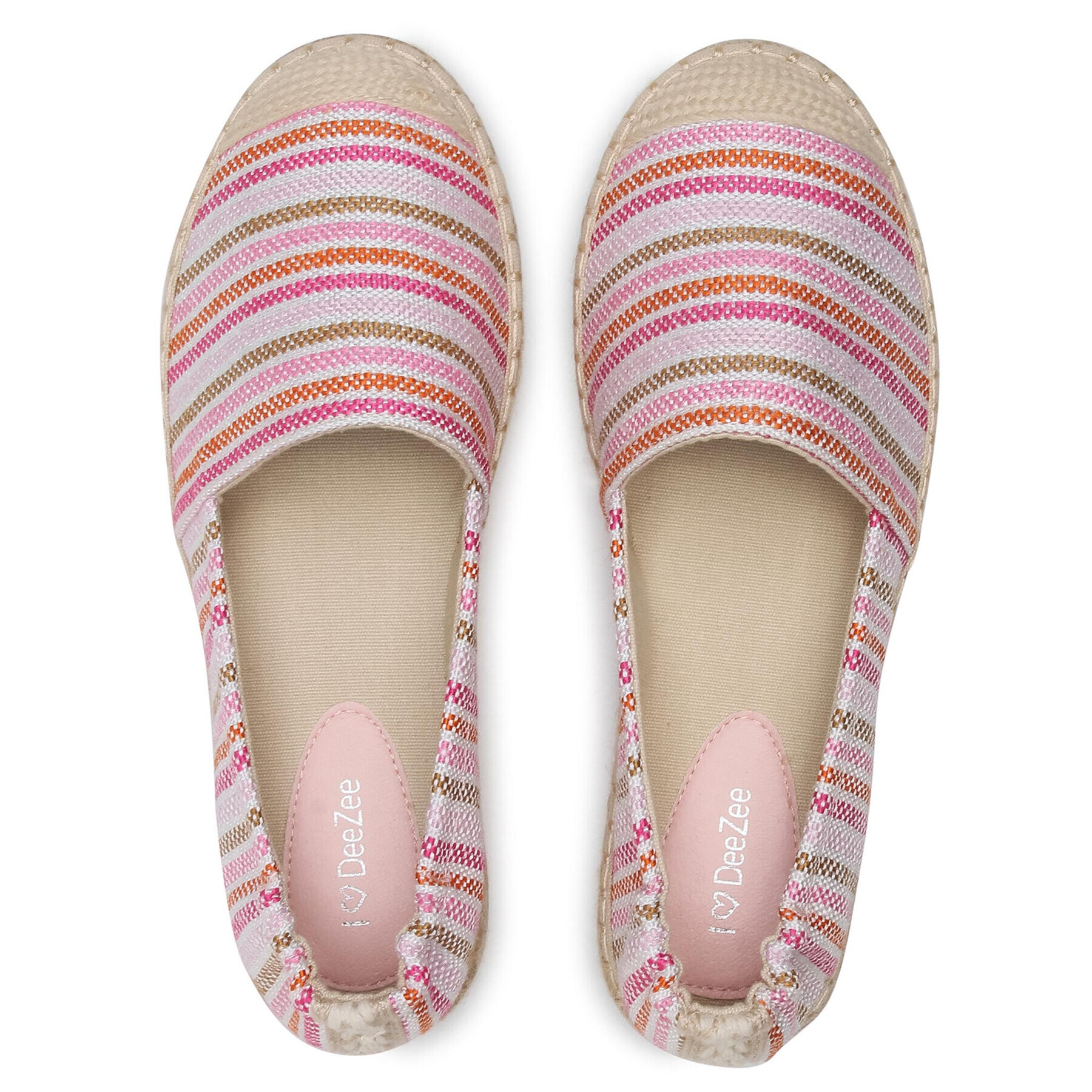 DeeZee Espadrile WSESP07 Roza - Pepit.si