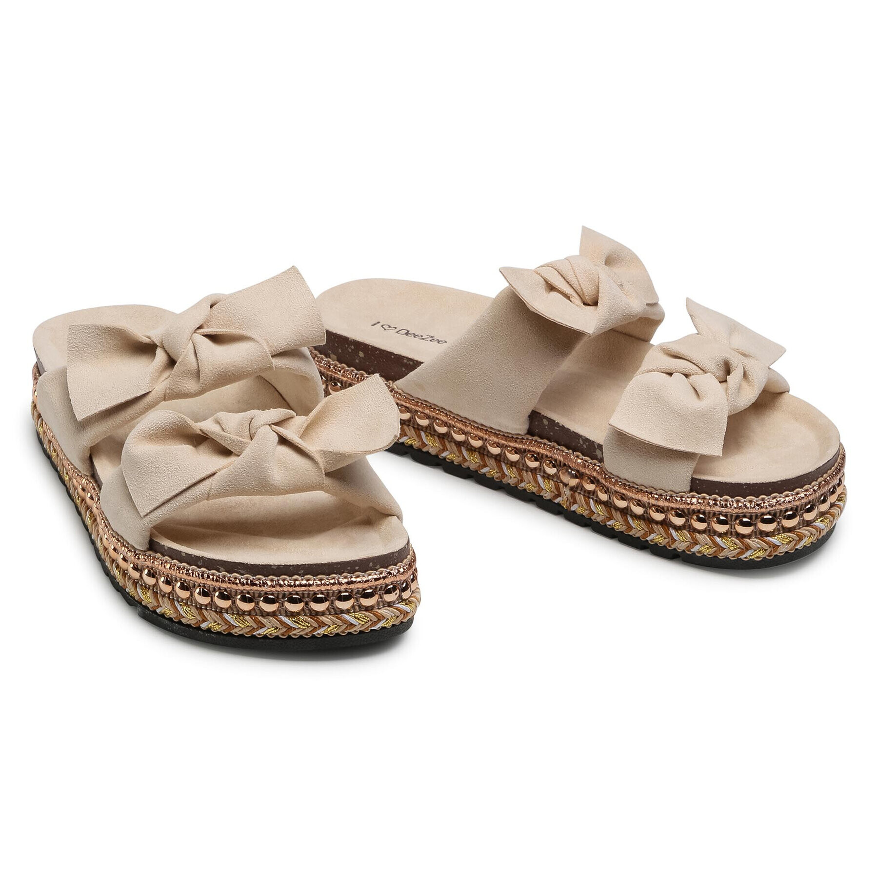 DeeZee Espadrile WSHT2019-07 Bež - Pepit.si