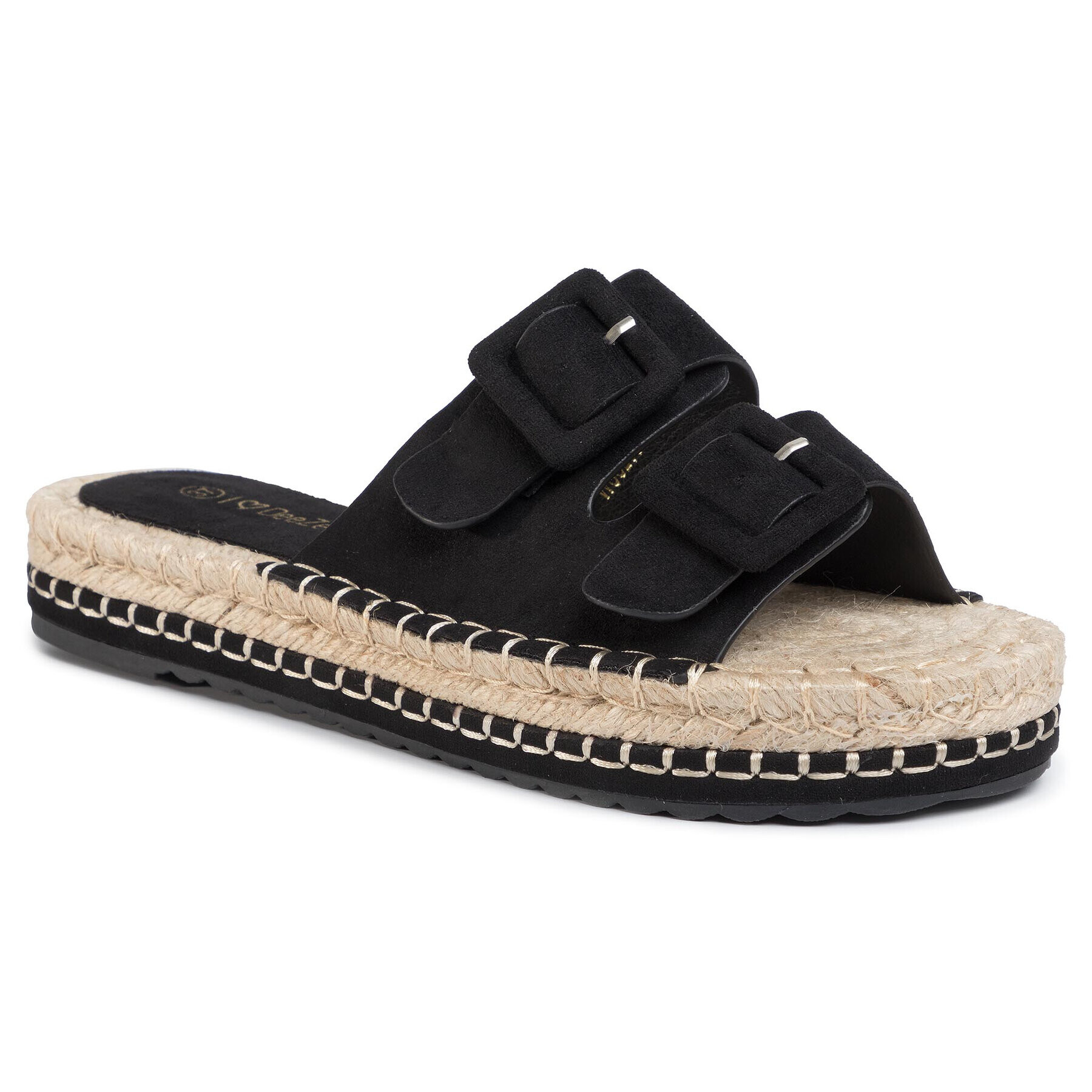 DeeZee Espadrile WSS20301-01 Črna - Pepit.si