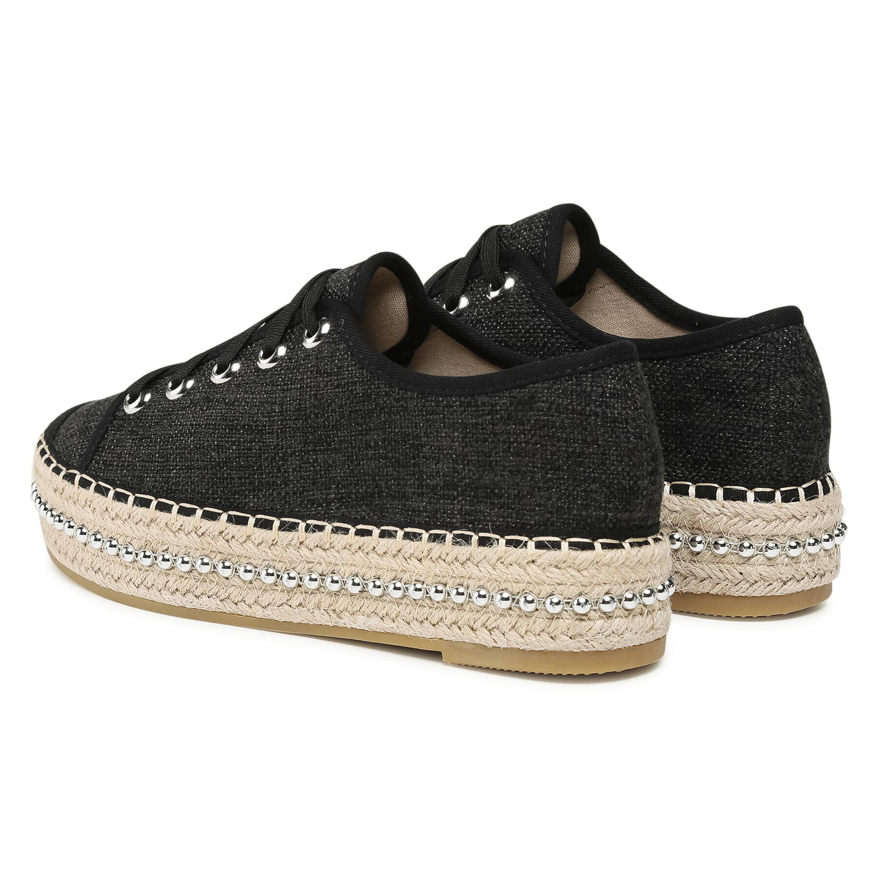 DeeZee Espadrile WSS20327-01 Črna - Pepit.si