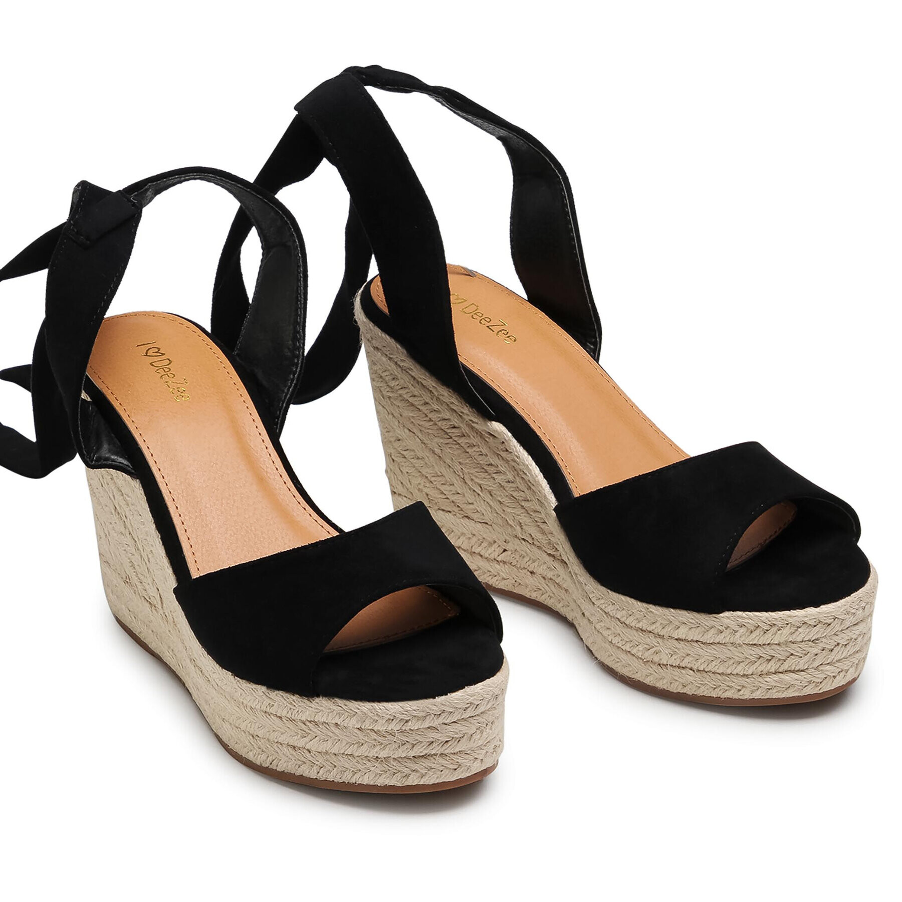 DeeZee Espadrile WSS20346-01 Črna - Pepit.si