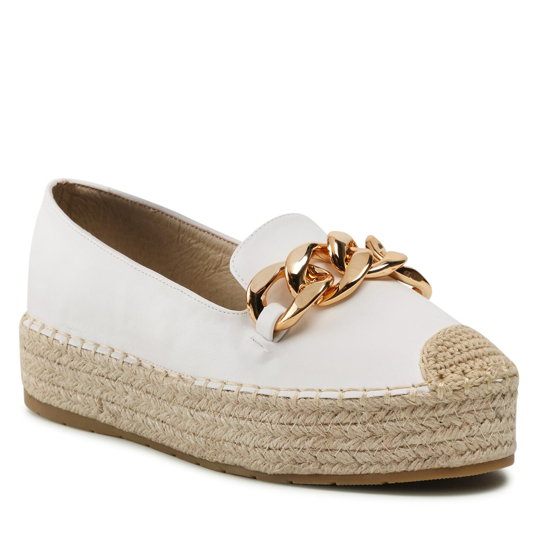 DeeZee Espadrile WSS20375-27 Bela - Pepit.si