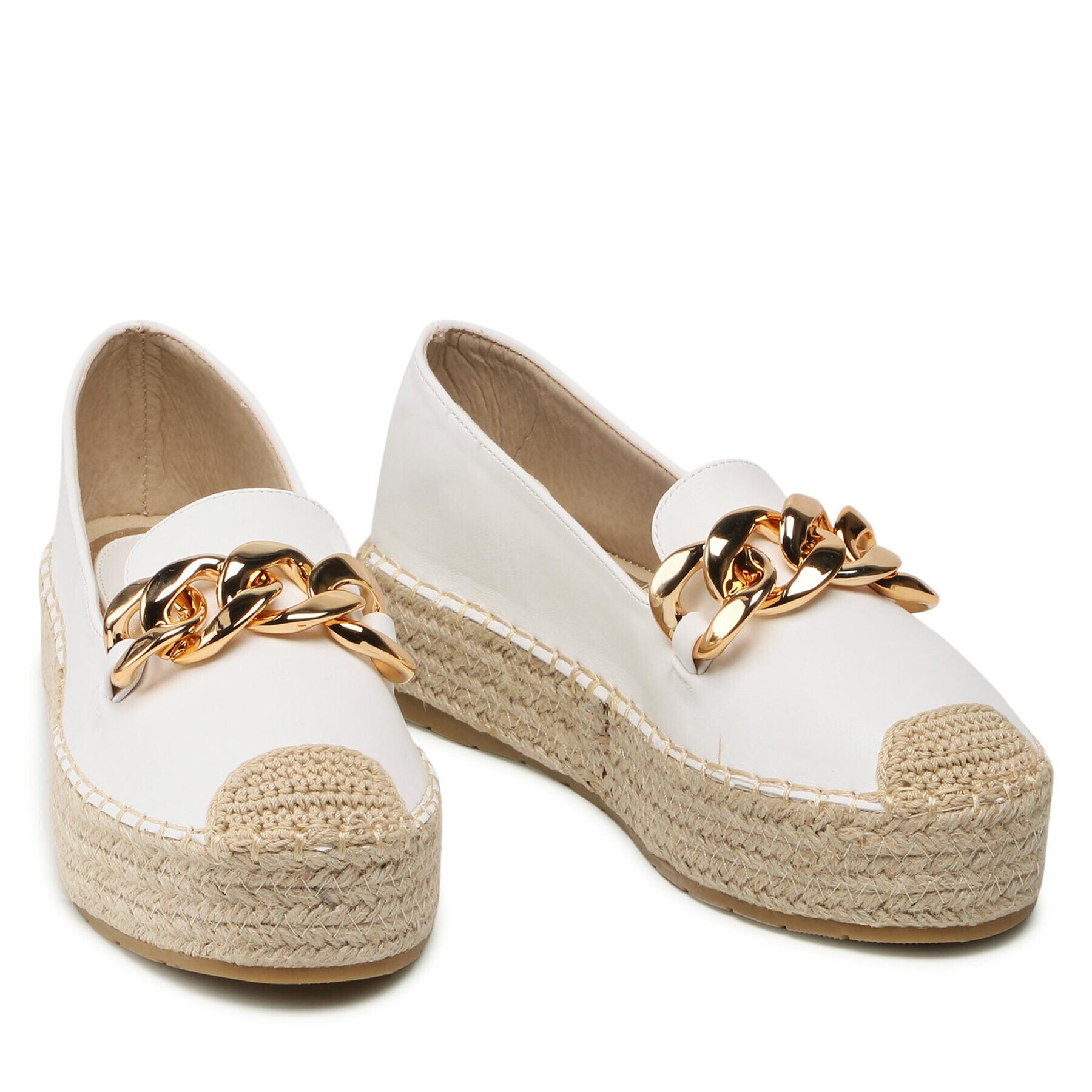 DeeZee Espadrile WSS20375-27 Bela - Pepit.si