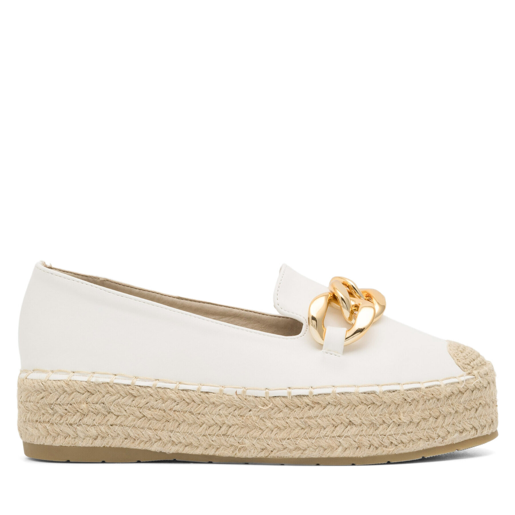 DeeZee Espadrile WSS20375-27 Bela - Pepit.si