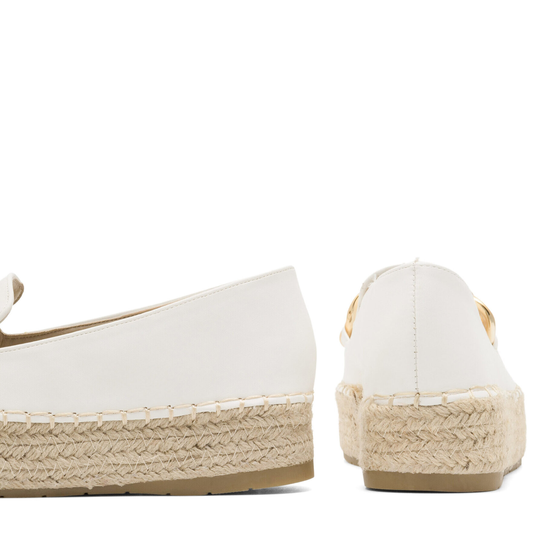 DeeZee Espadrile WSS20375-27 Bela - Pepit.si