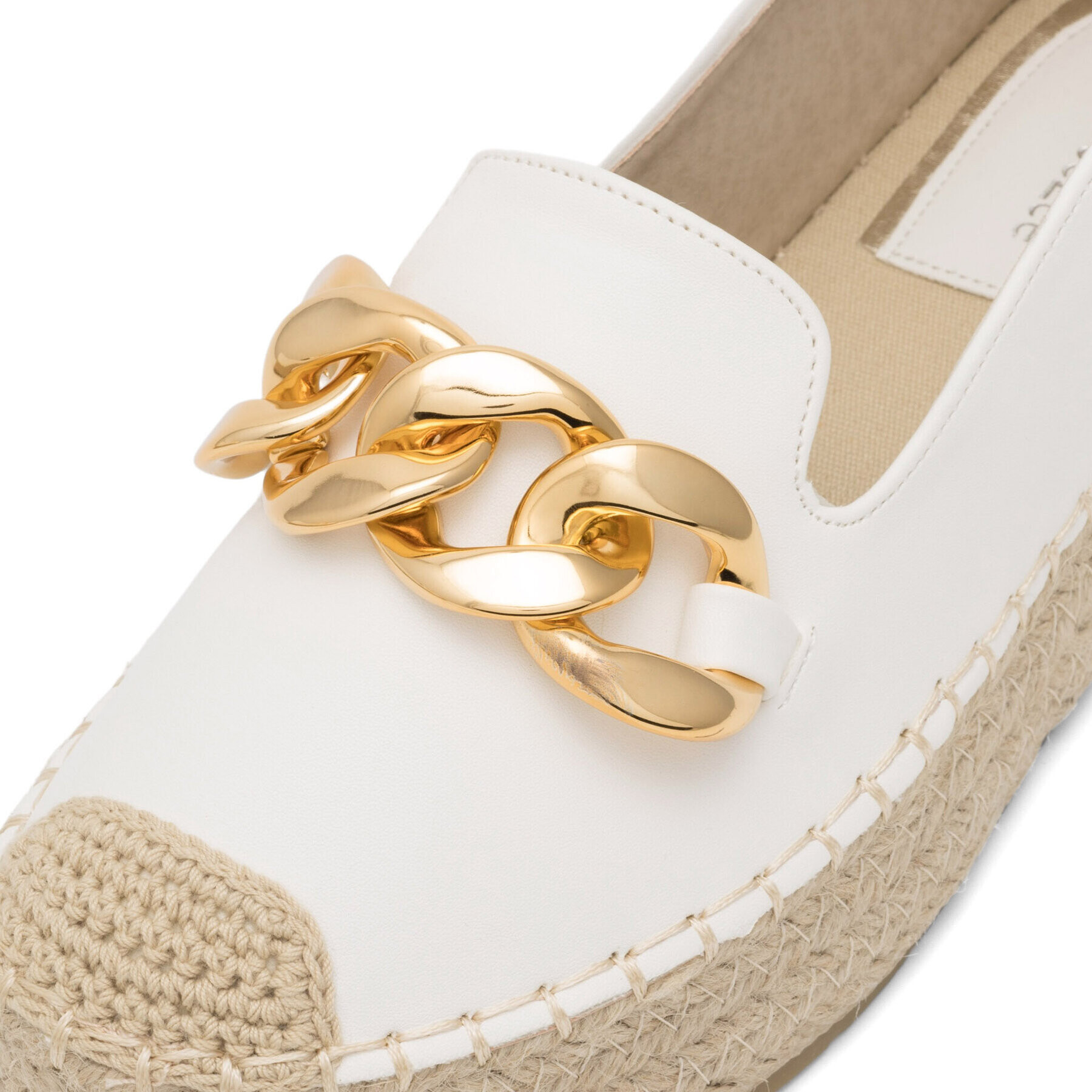 DeeZee Espadrile WSS20375-27 Bela - Pepit.si