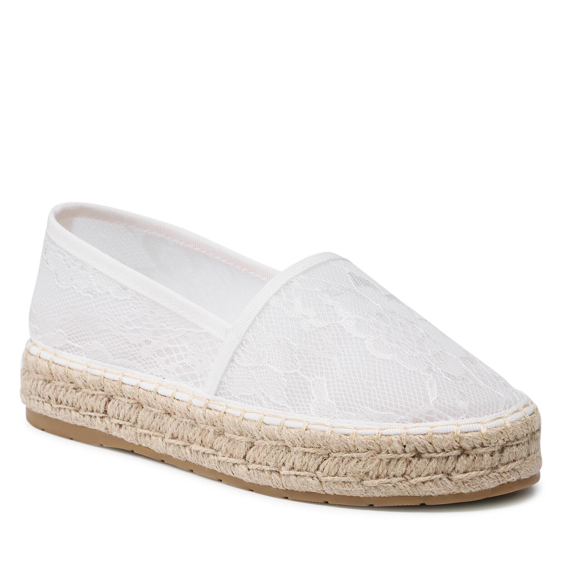 DeeZee Espadrile WSS20375-50 Bela - Pepit.si