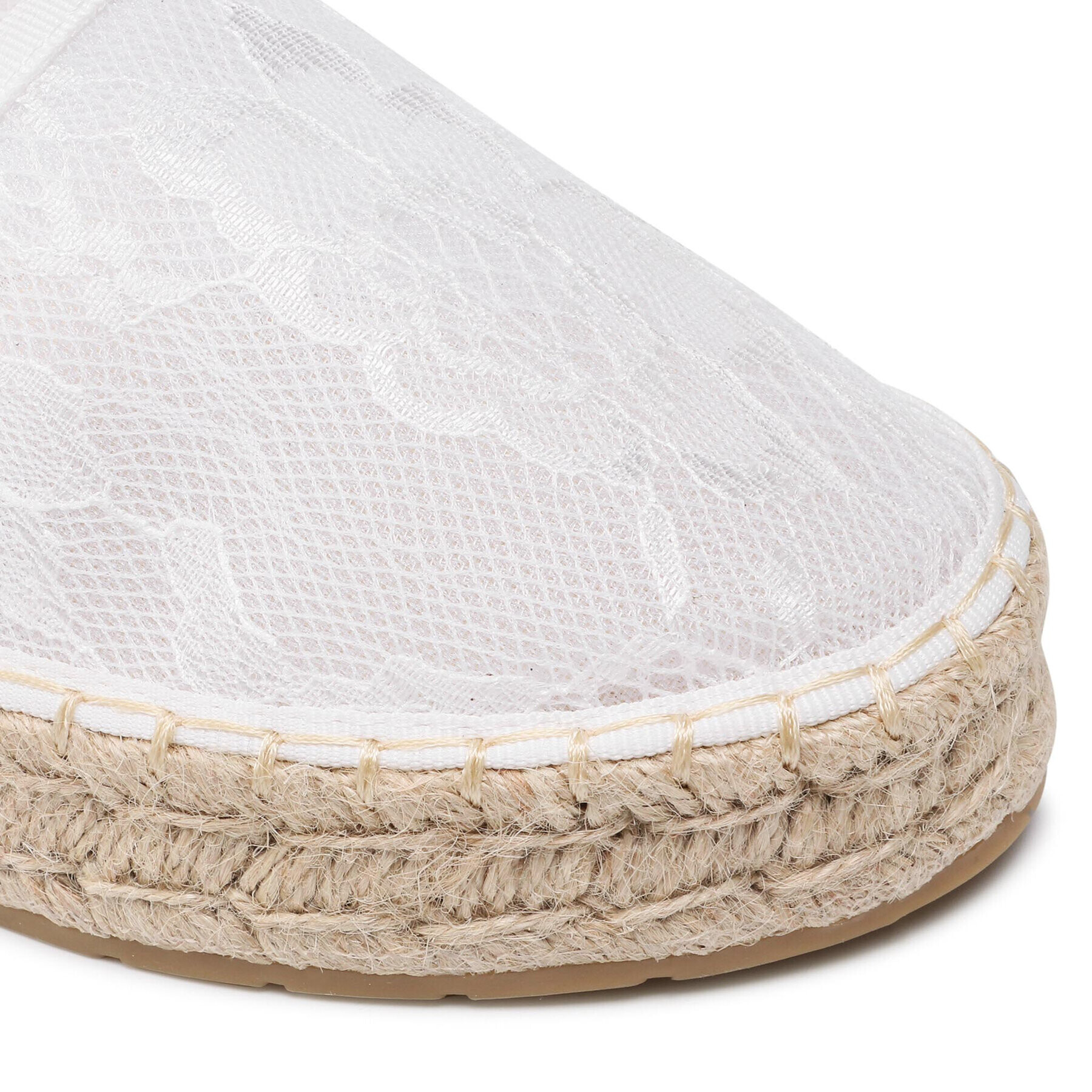 DeeZee Espadrile WSS20375-50 Bela - Pepit.si