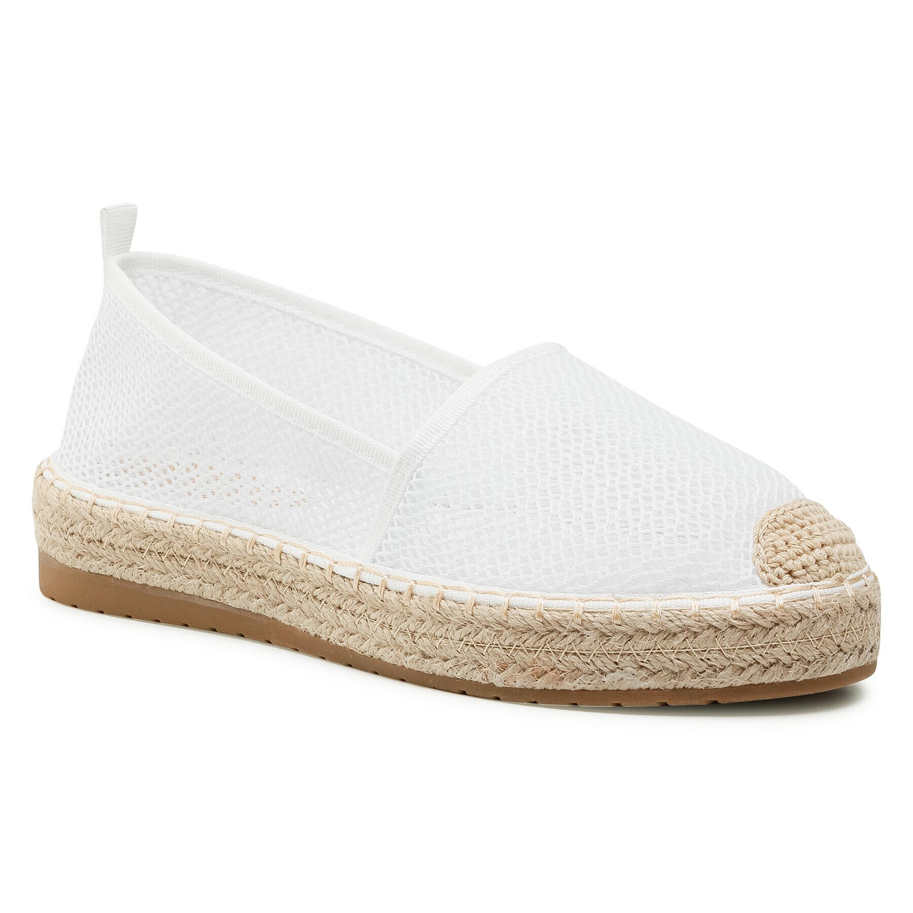 DeeZee Espadrile WSS20378-02 Bela - Pepit.si