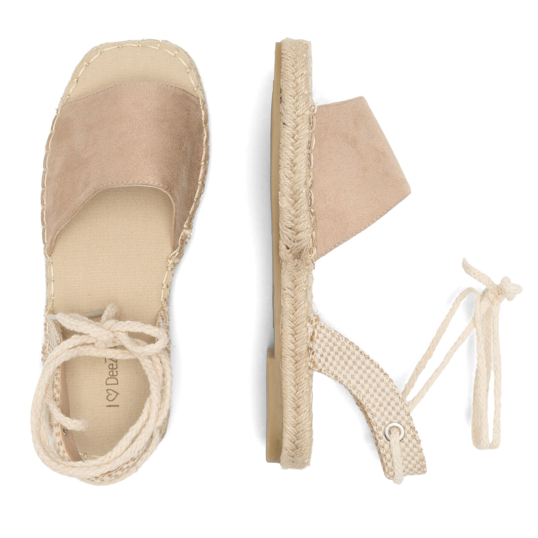 DeeZee Espadrile WSS20457-02 Bež - Pepit.si