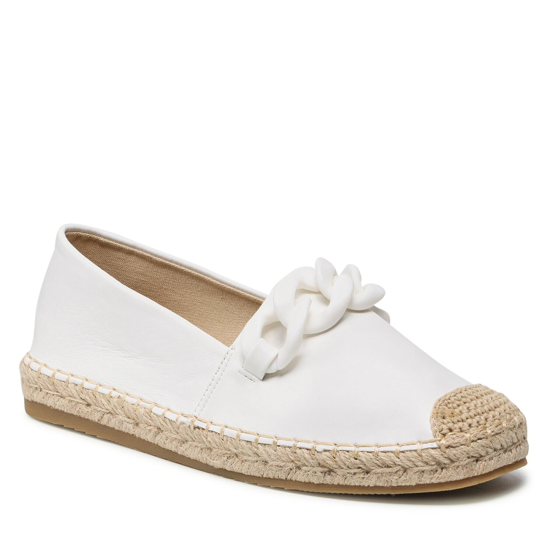 DeeZee Espadrile WSS20458-01 Bela - Pepit.si