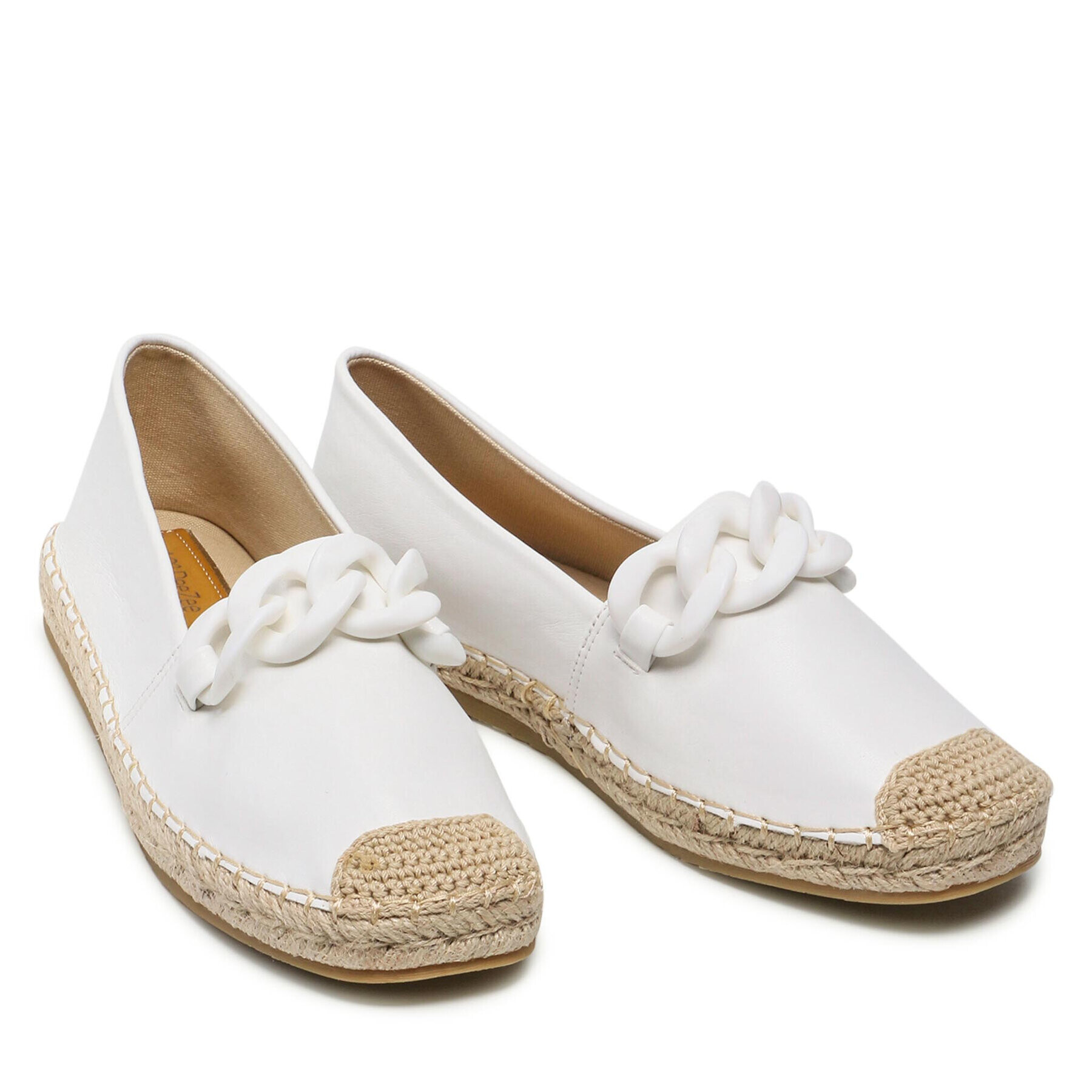 DeeZee Espadrile WSS20458-01 Bela - Pepit.si