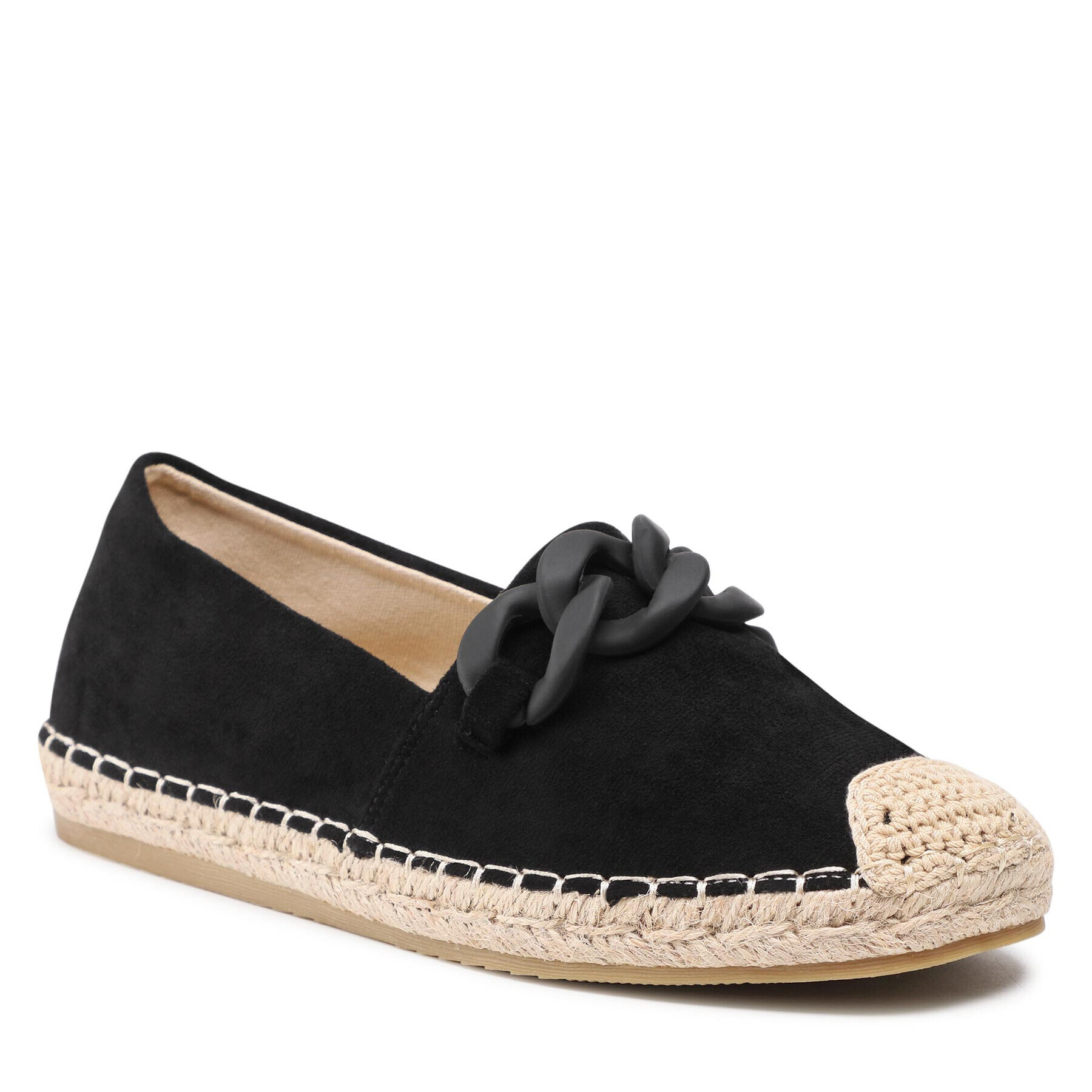 DeeZee Espadrile WSS20458-01 Črna - Pepit.si