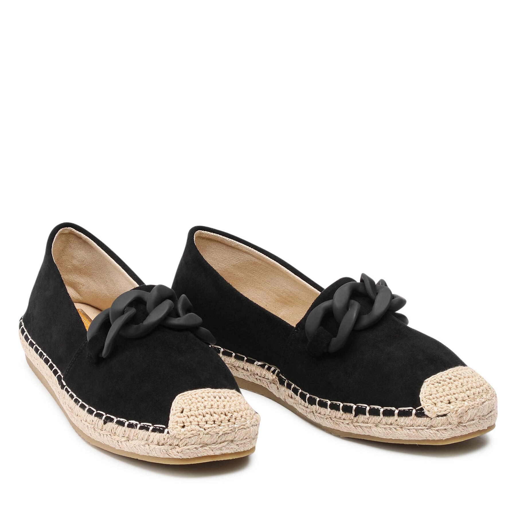 DeeZee Espadrile WSS20458-01 Črna - Pepit.si