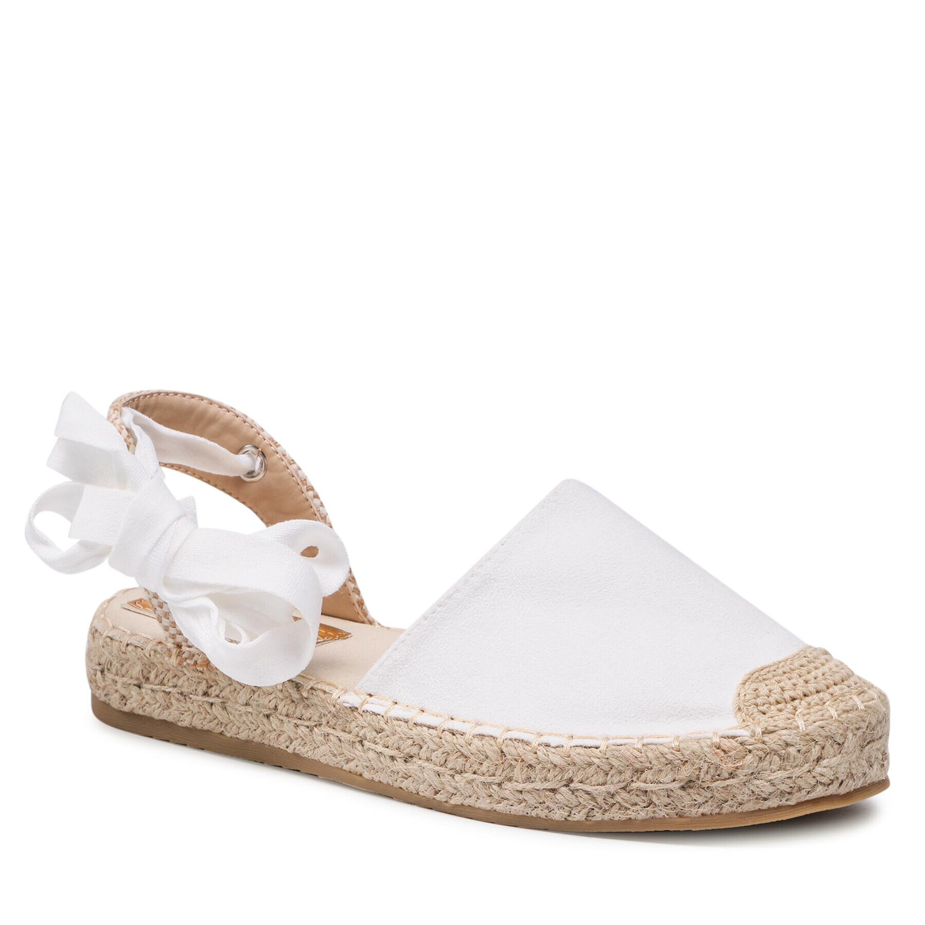 DeeZee Espadrile WSS20458-03 Bela - Pepit.si