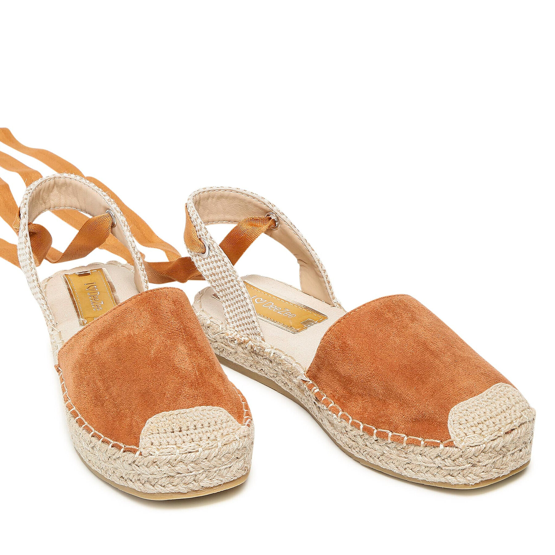 DeeZee Espadrile WSS20458-03 Rjava - Pepit.si