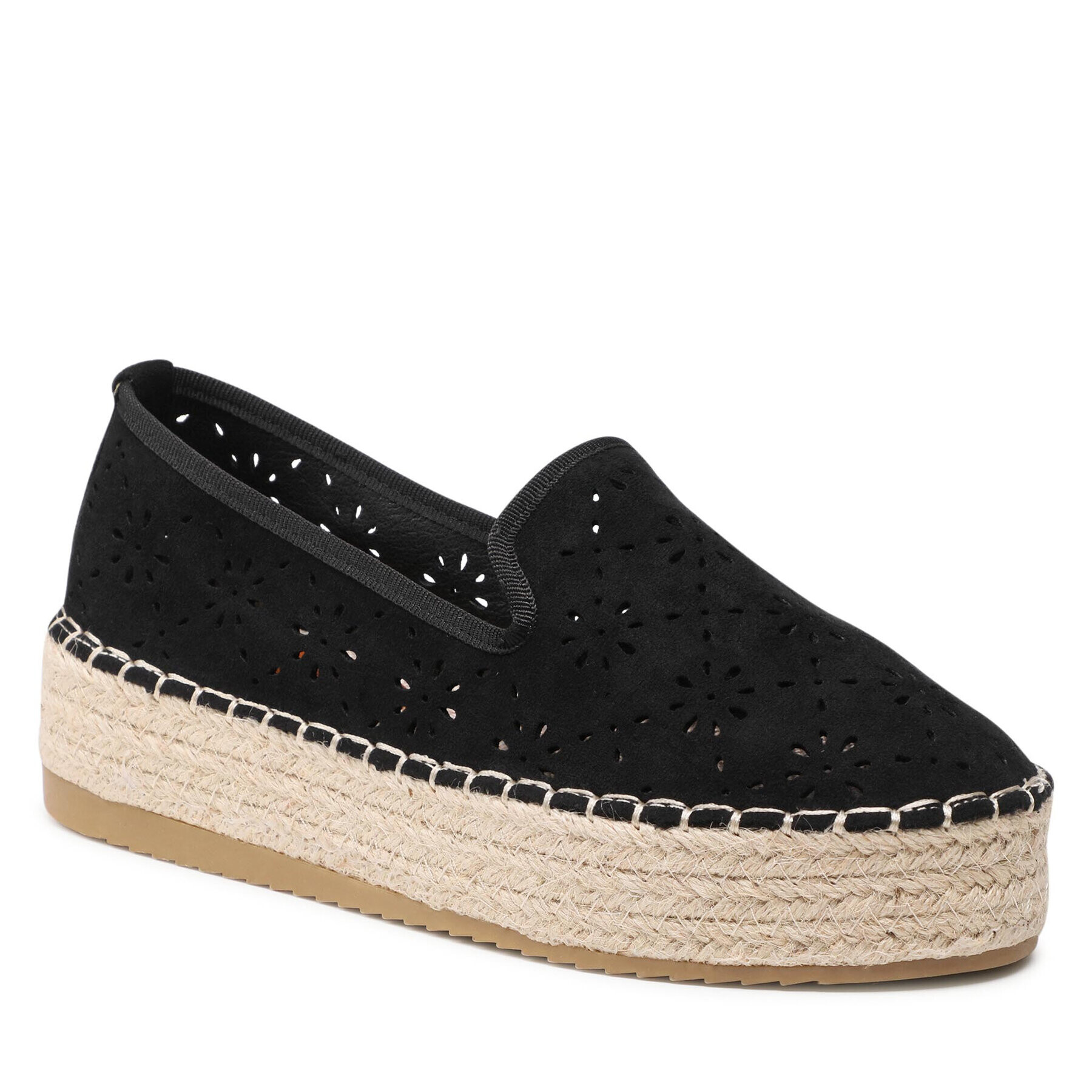 DeeZee Espadrile WSS20459-01 Črna - Pepit.si