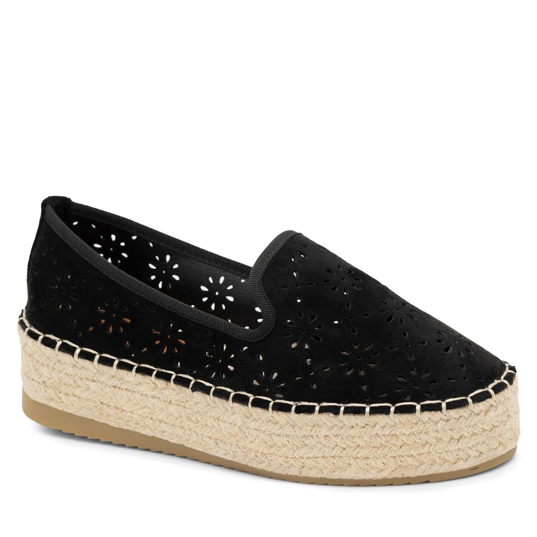 DeeZee Espadrile WSS20459-01 Črna - Pepit.si