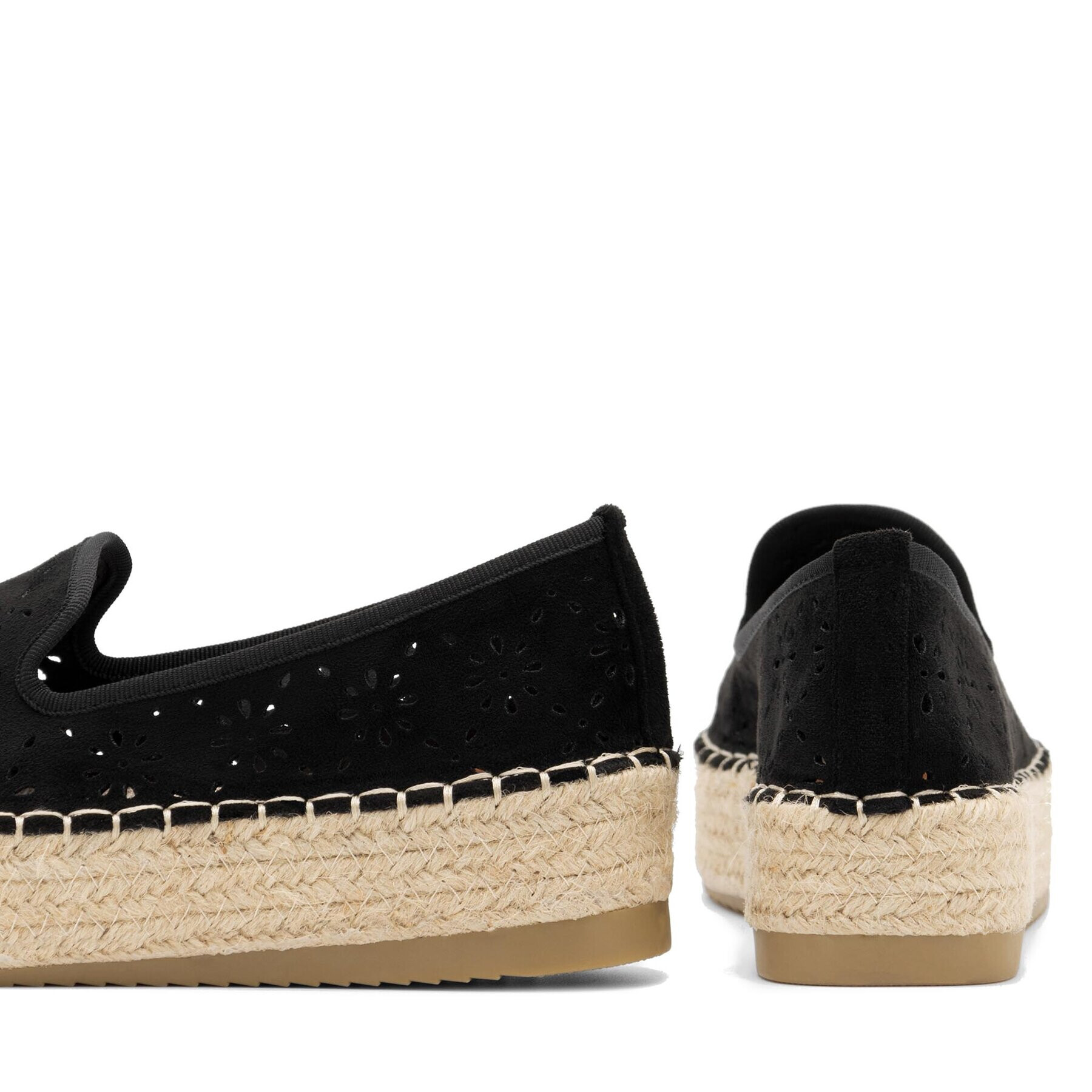 DeeZee Espadrile WSS20459-01 Črna - Pepit.si