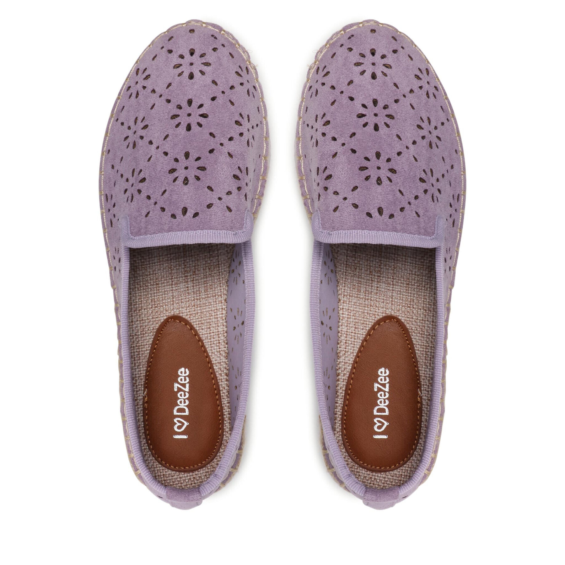 DeeZee Espadrile WSS20459-01 Vijolična - Pepit.si