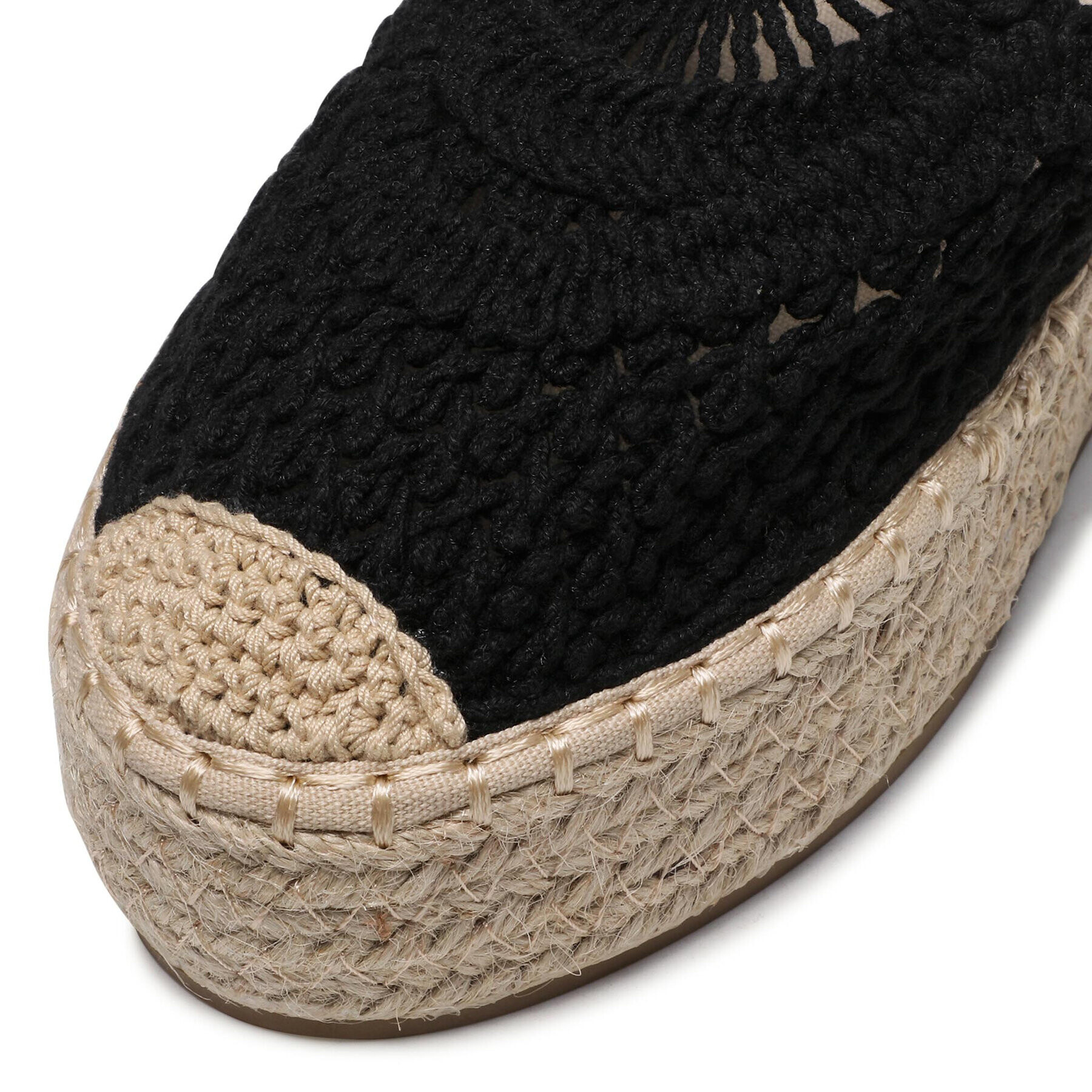 DeeZee Espadrile WSS990-116 Črna - Pepit.si