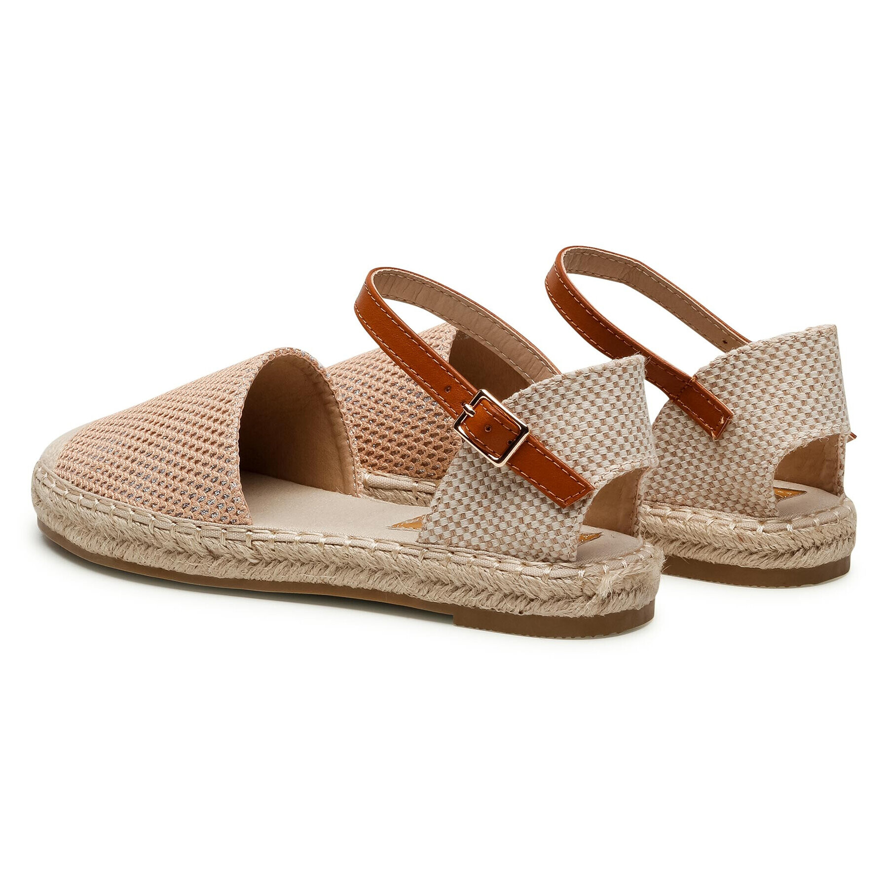 DeeZee Espadrile WSS990-62 Rjava - Pepit.si