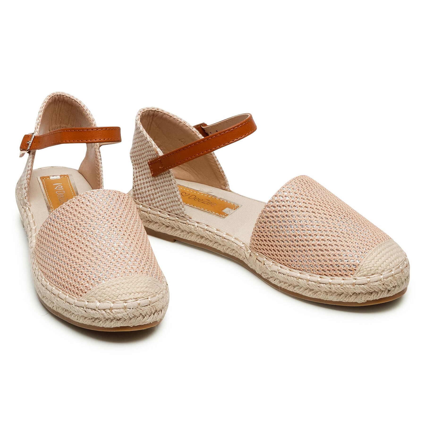 DeeZee Espadrile WSS990-62 Rjava - Pepit.si