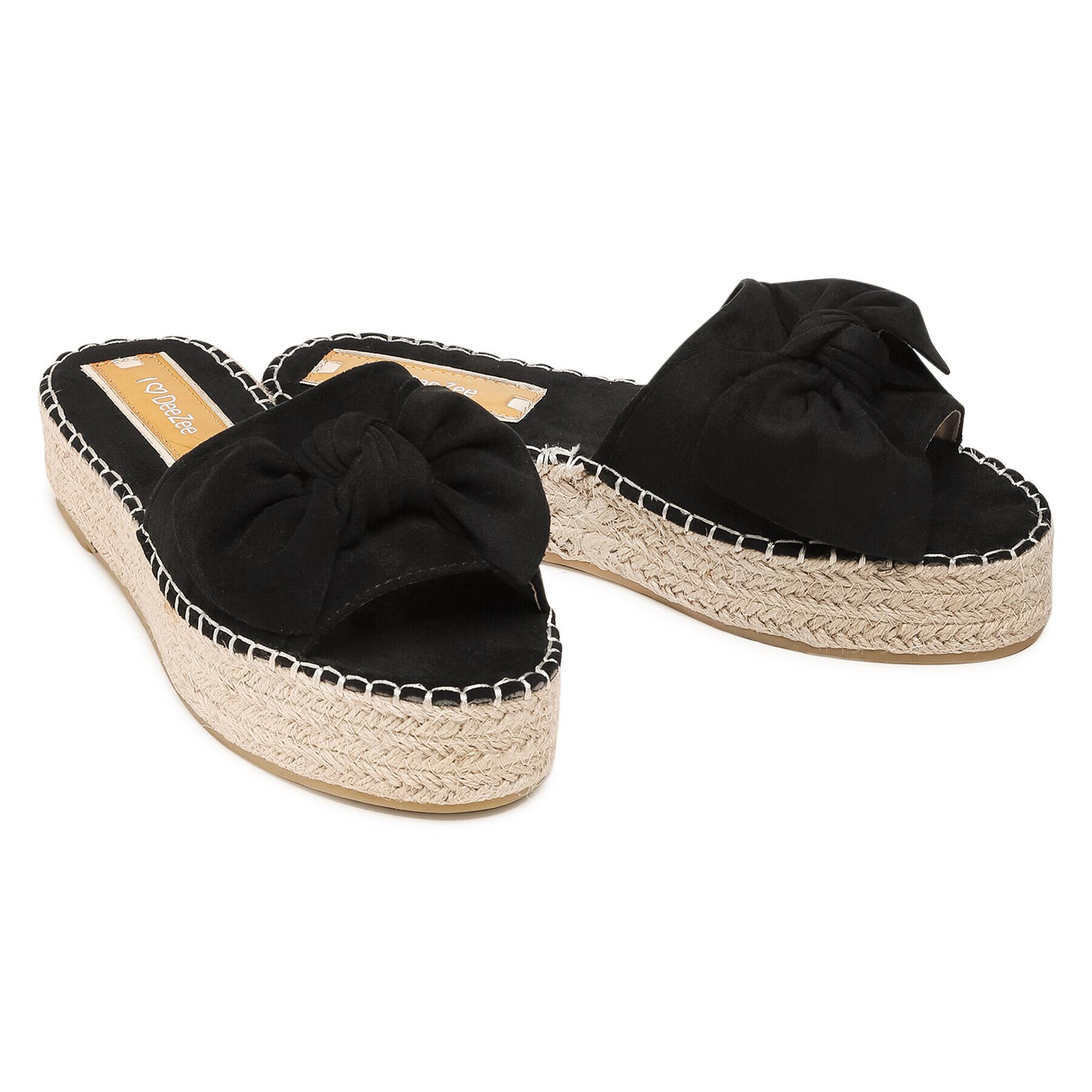 DeeZee Espadrile WSS990-81 Črna - Pepit.si