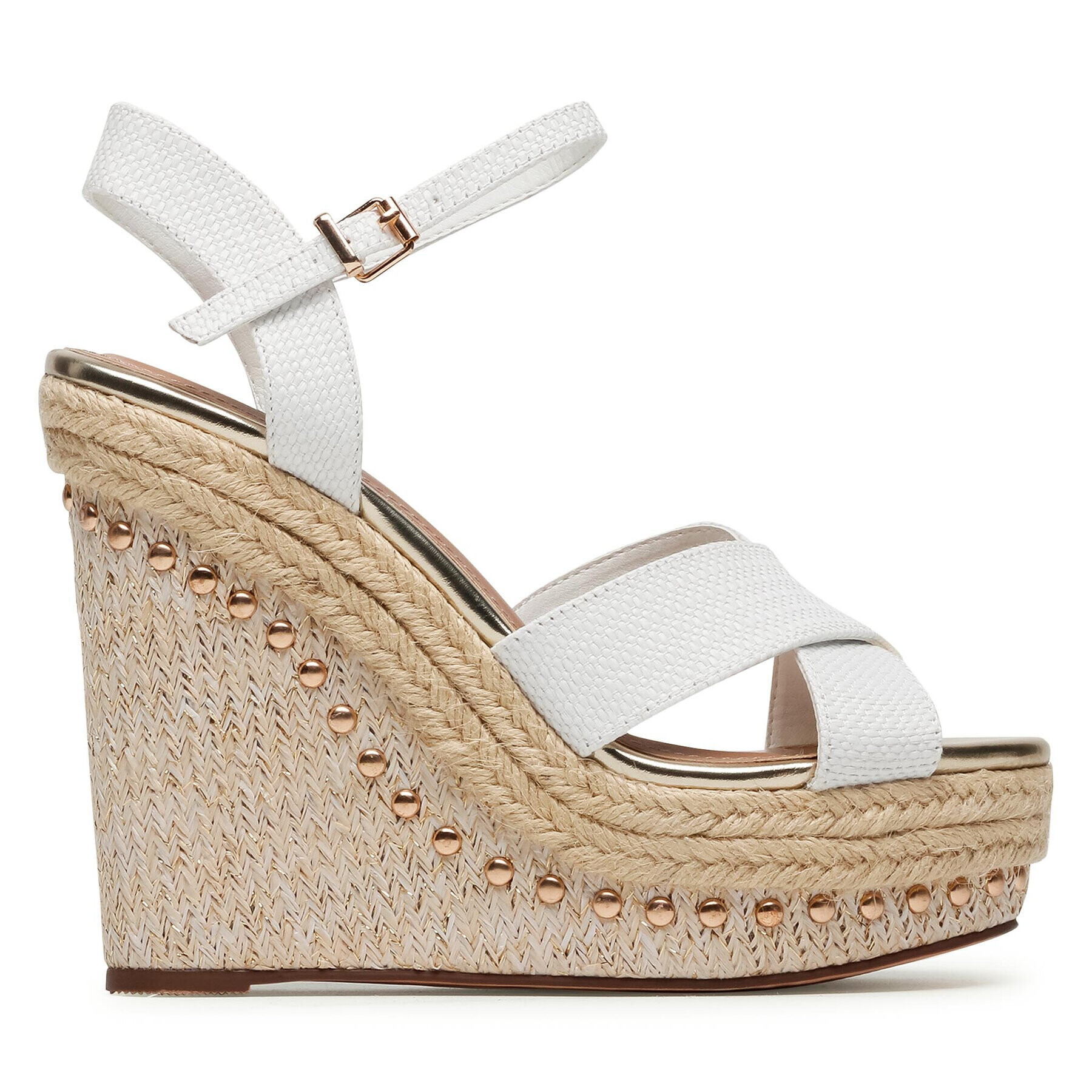 DeeZee Espadrile WYL2489-1 Bela - Pepit.si