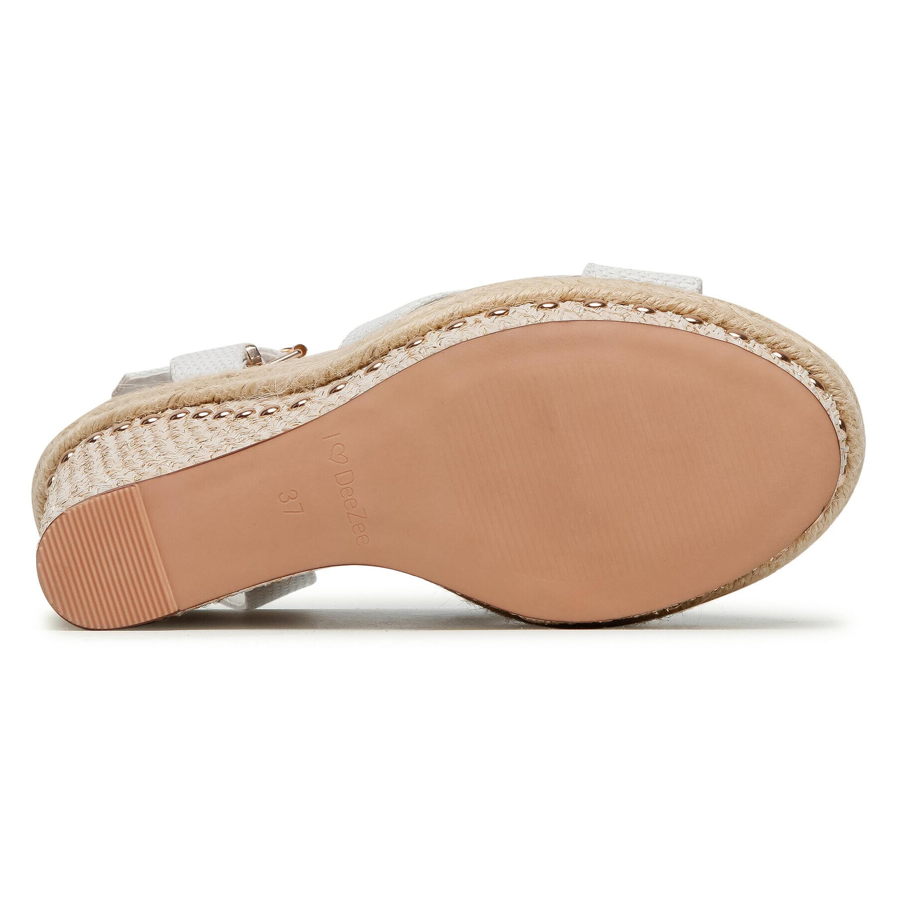 DeeZee Espadrile WYL2489-1 Bela - Pepit.si