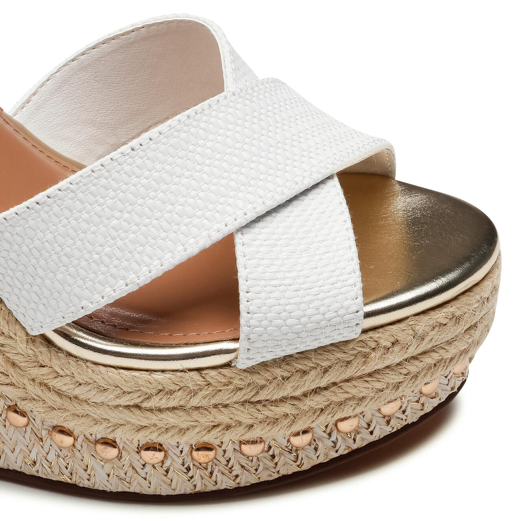 DeeZee Espadrile WYL2489-1 Bela - Pepit.si