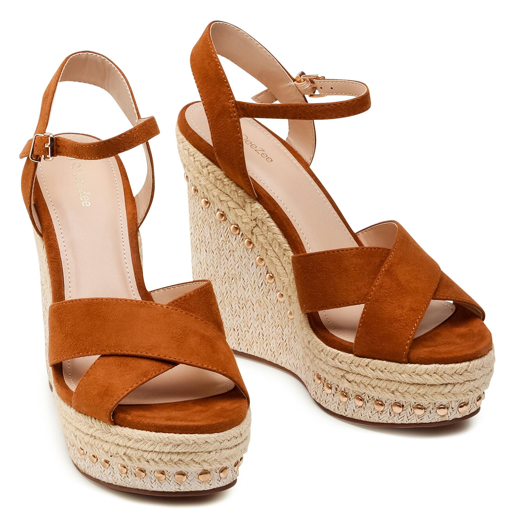 DeeZee Espadrile WYL2489-1 Rjava - Pepit.si