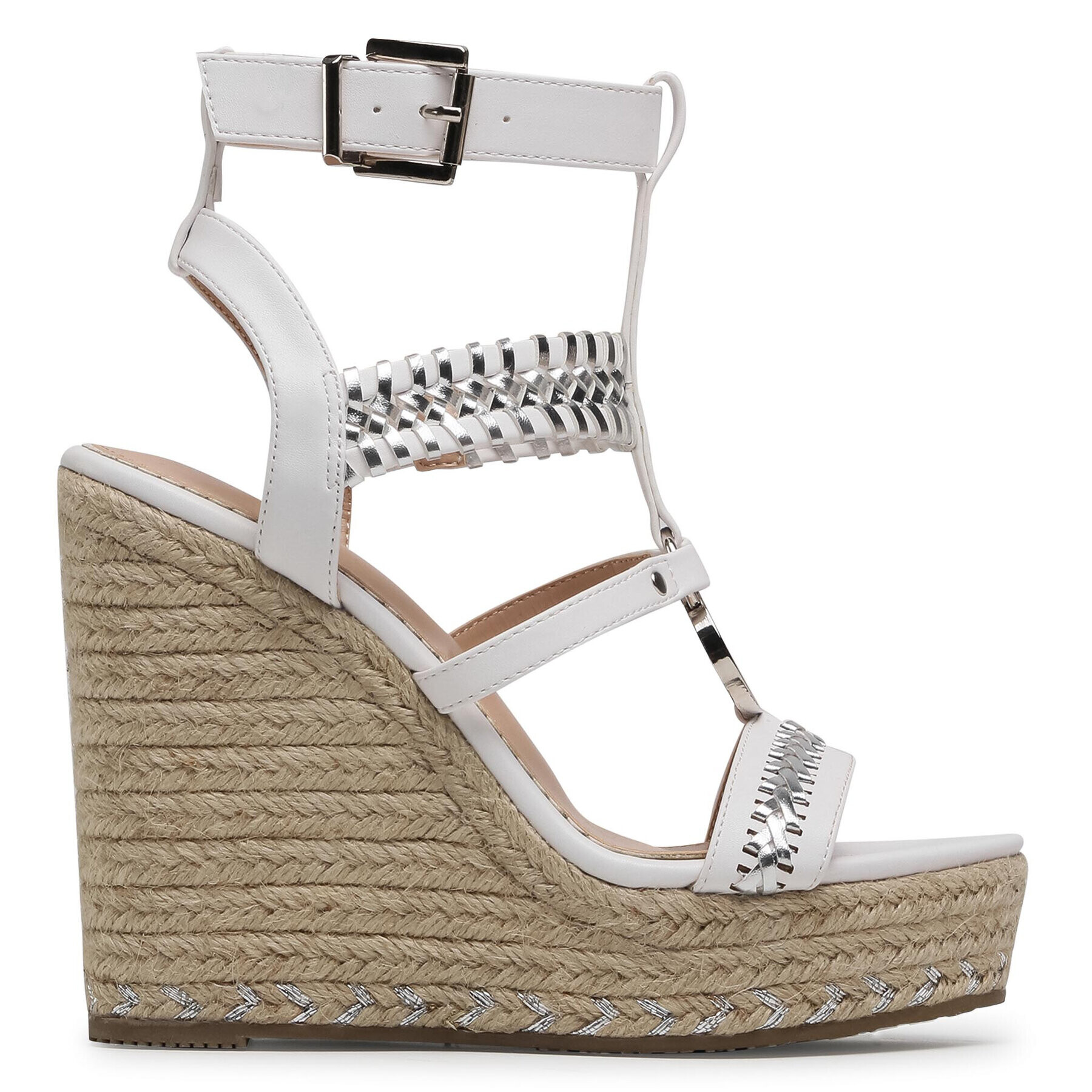 DeeZee Espadrile WYL2541-1 Bela - Pepit.si